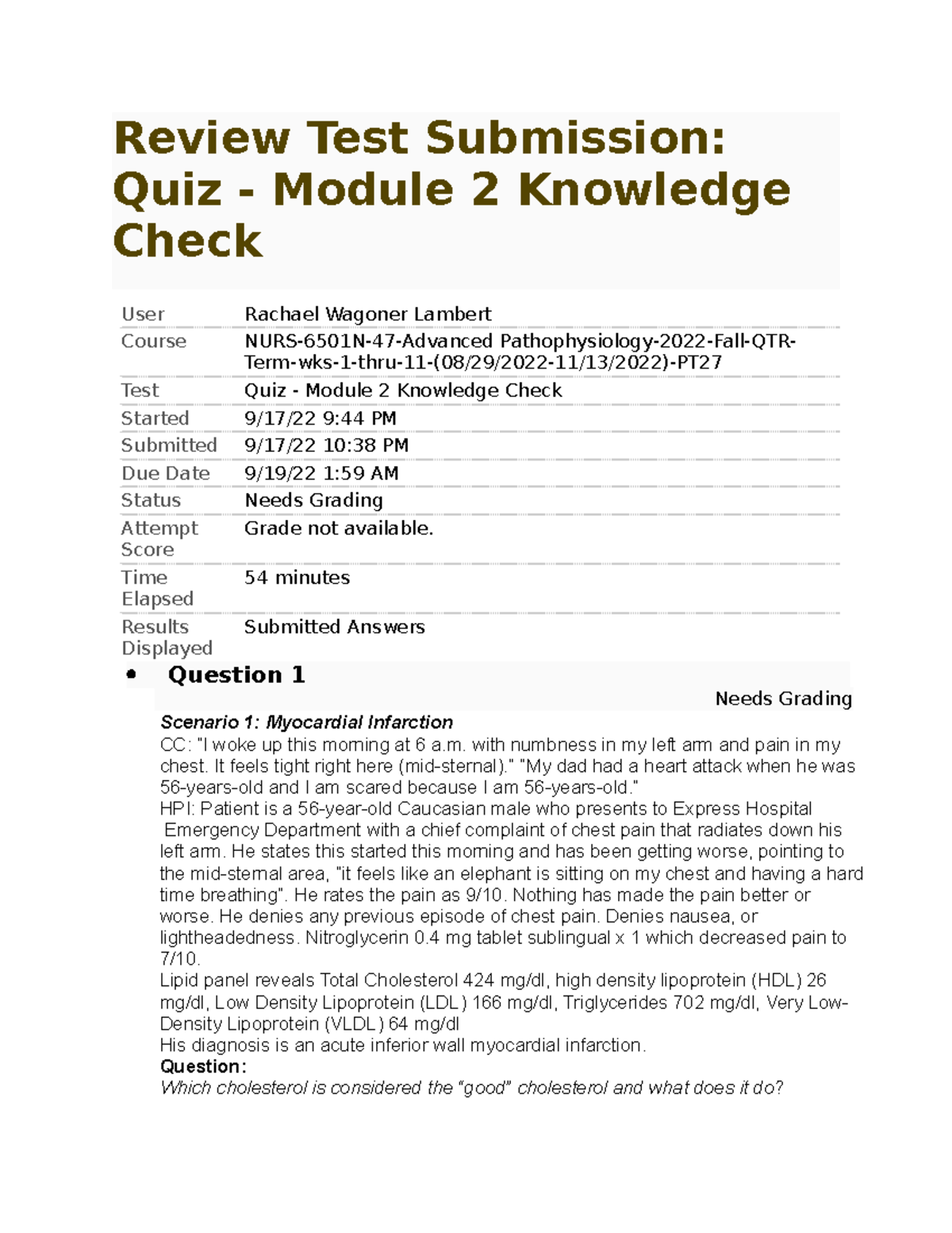 Week 3 Knowledge Check - Review Test Submission: Quiz - Module 2 ...