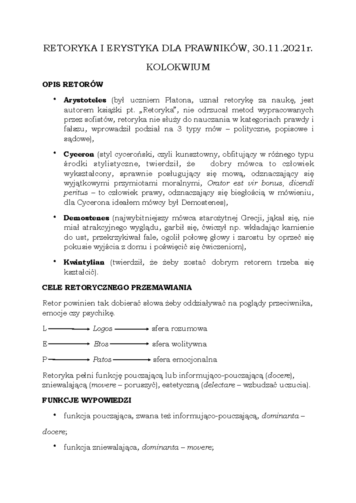Retoryka I Erystyka Dla Prawników Pdf