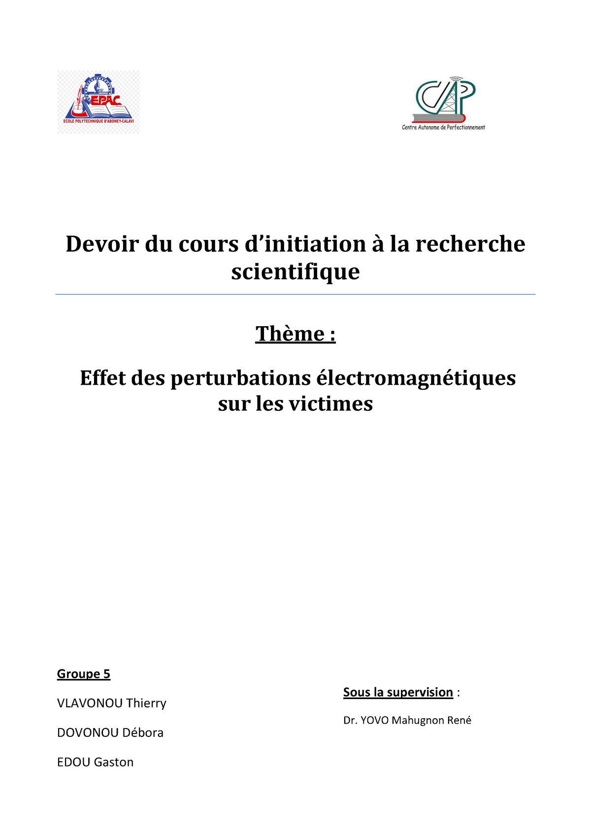 comment faire une dissertation scientifique en svt