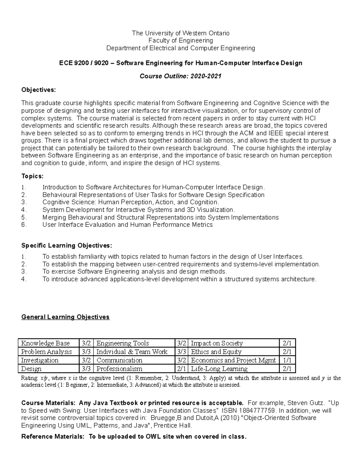 ECE920hci2021 - Lecture notes 10 - The University of Western Ontario ...