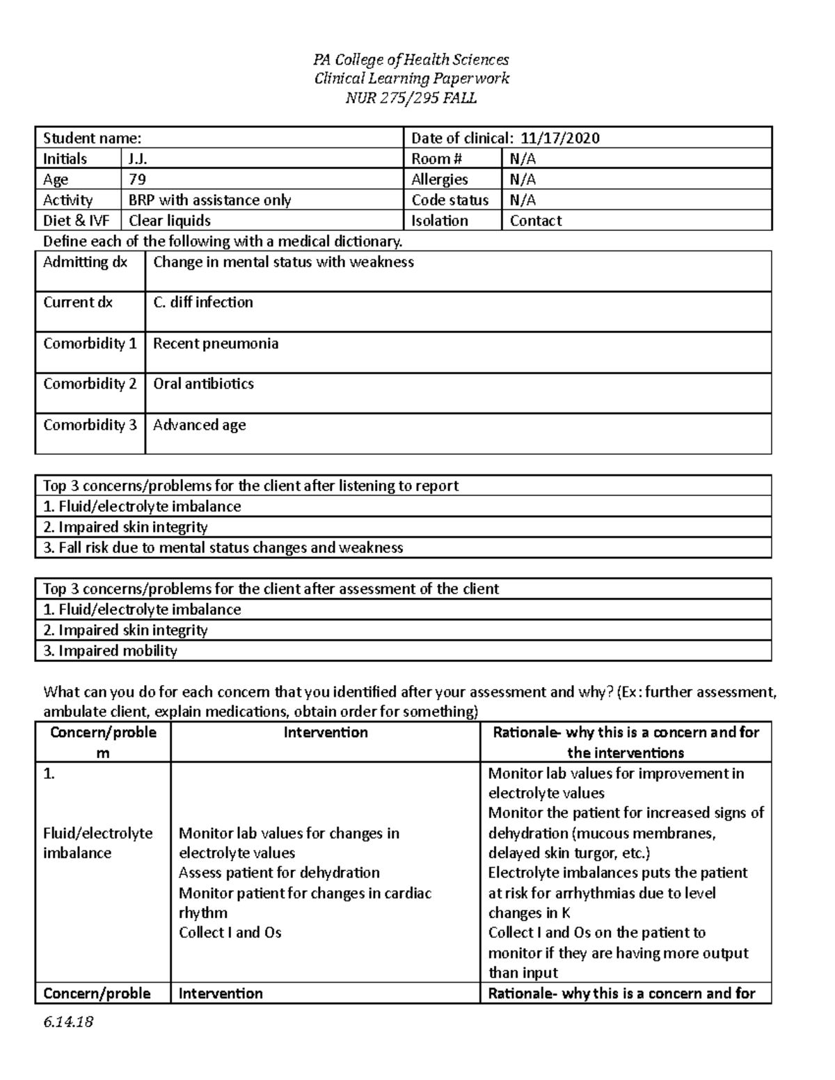 case study clinical learning