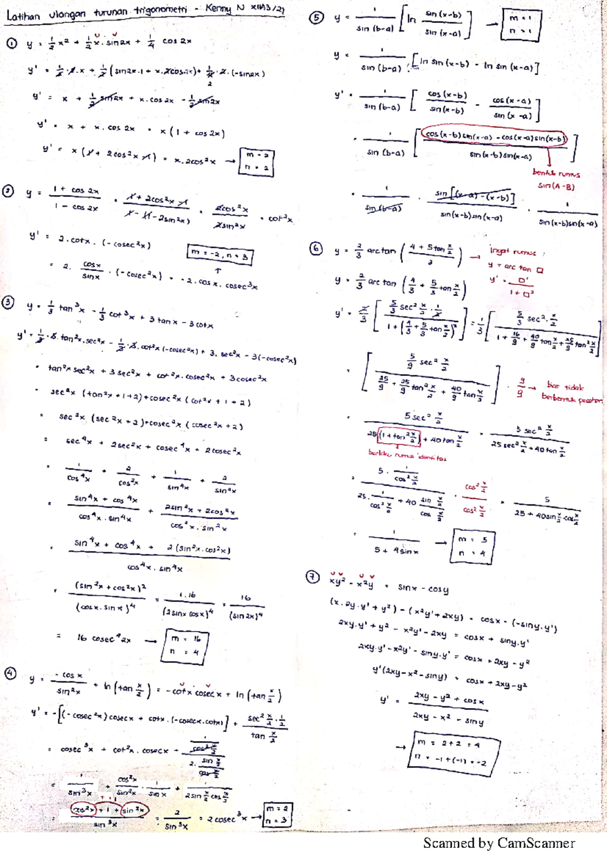 Latihan MAT Minat - Pengantar Matematika - Scanned by CamScanner ...