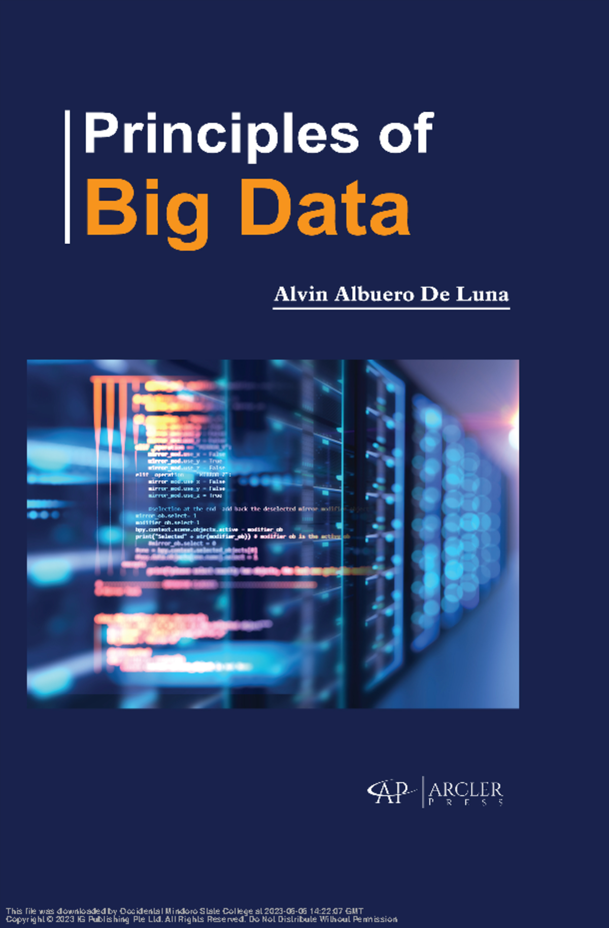 Principles of big data [p1-6] - biochemistry - Principles of Big Data ...