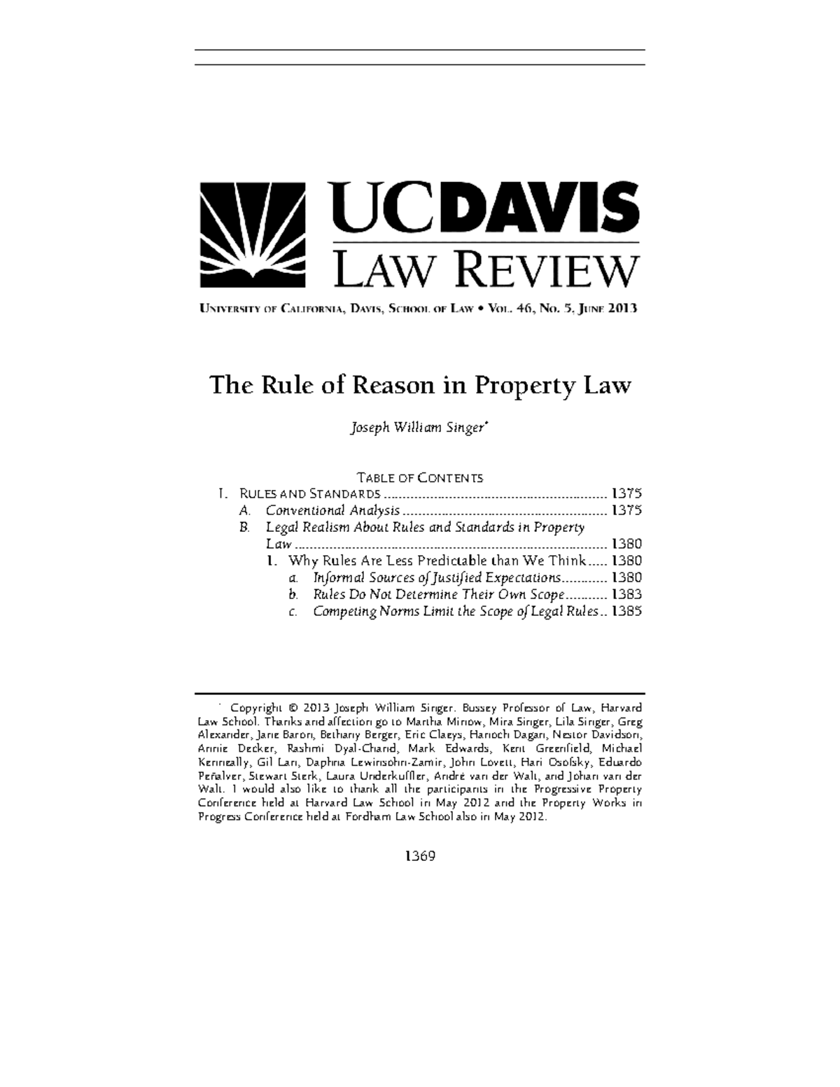 The Rule of Reason in Property Law CLAC211 DUT Studocu