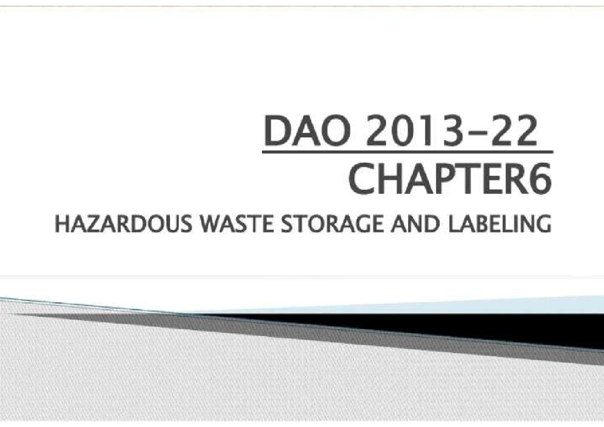Chapter 6 dao 201322 Lecture notes about DENR mechanical