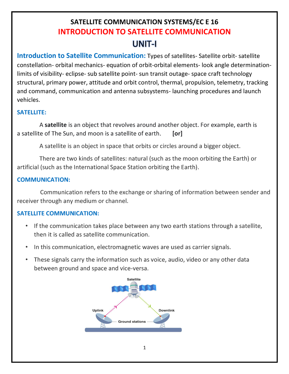 unit-1-scs-satellite-communications-systems-advanced-satellite