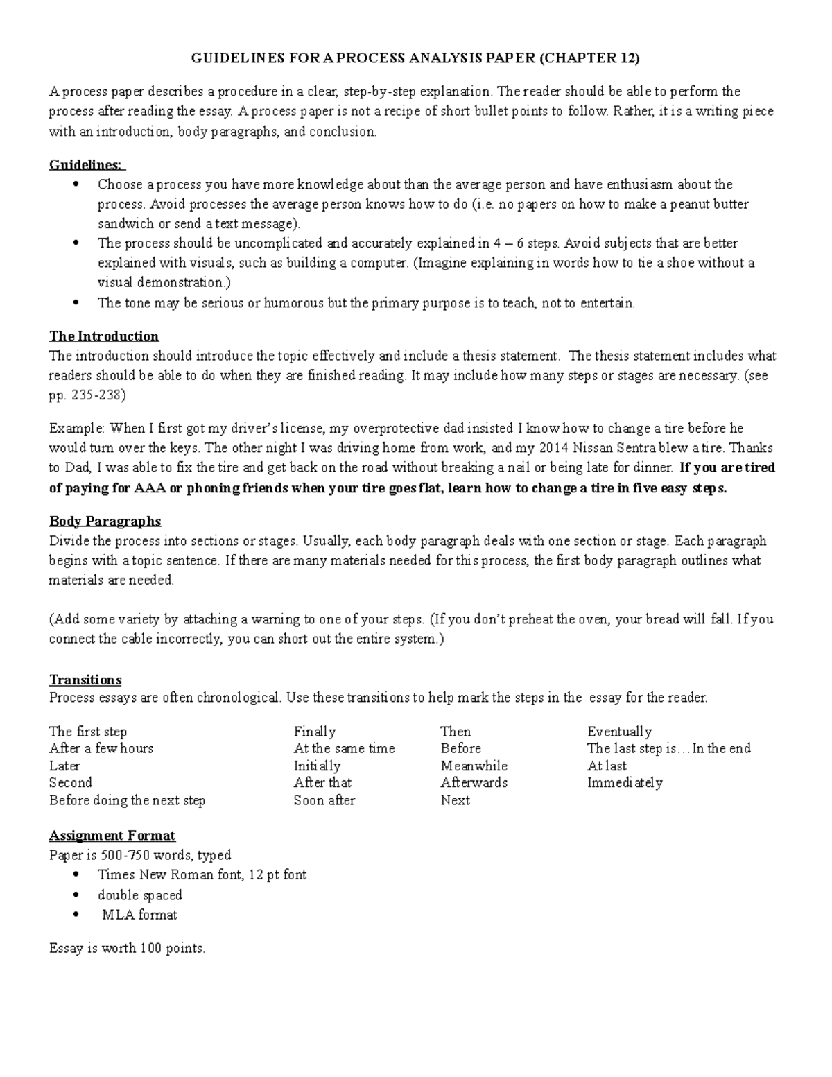 process-analysis-paper-guidelines-guidelines-for-a-process-analysis