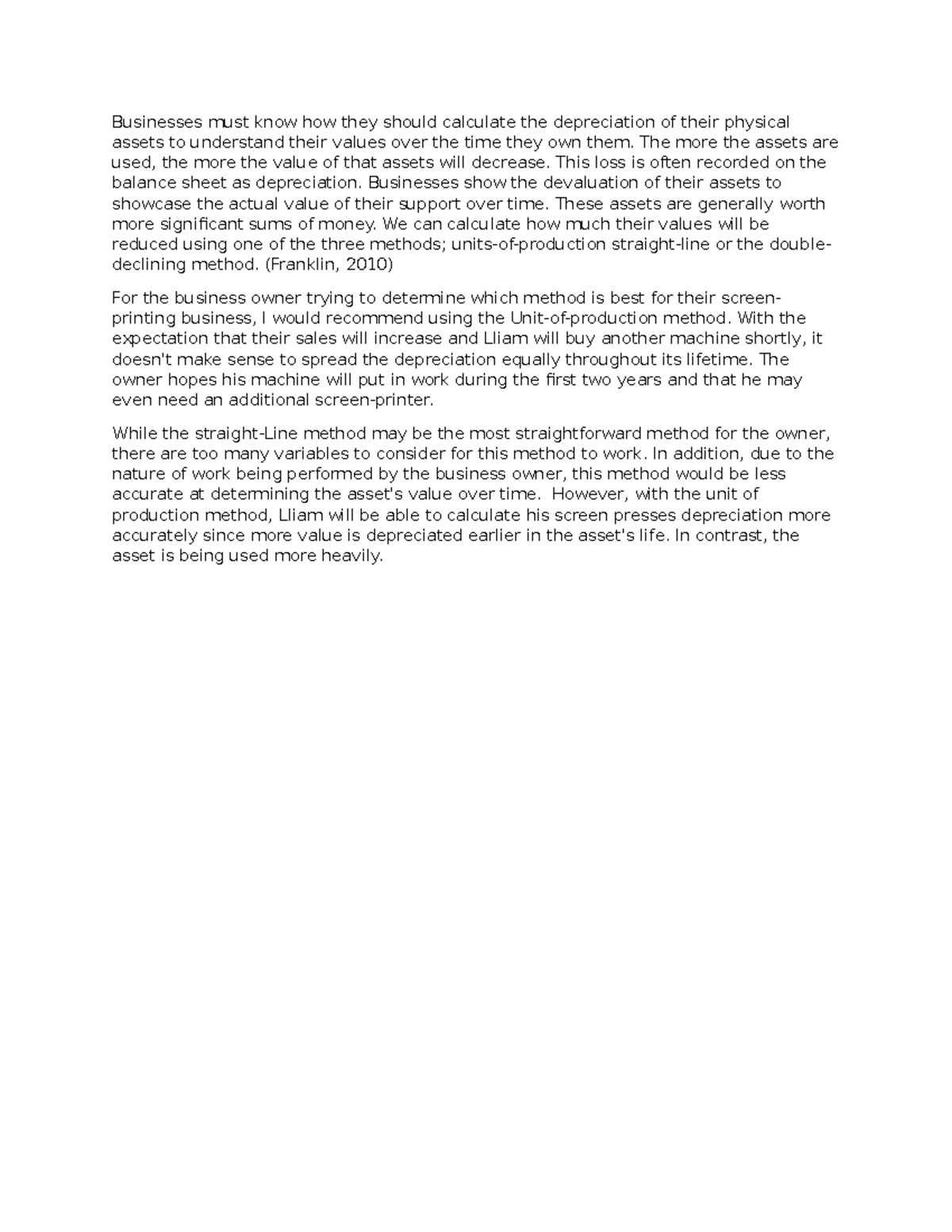 Week 6 discussion post - 1102 - UoPeople - Studocu
