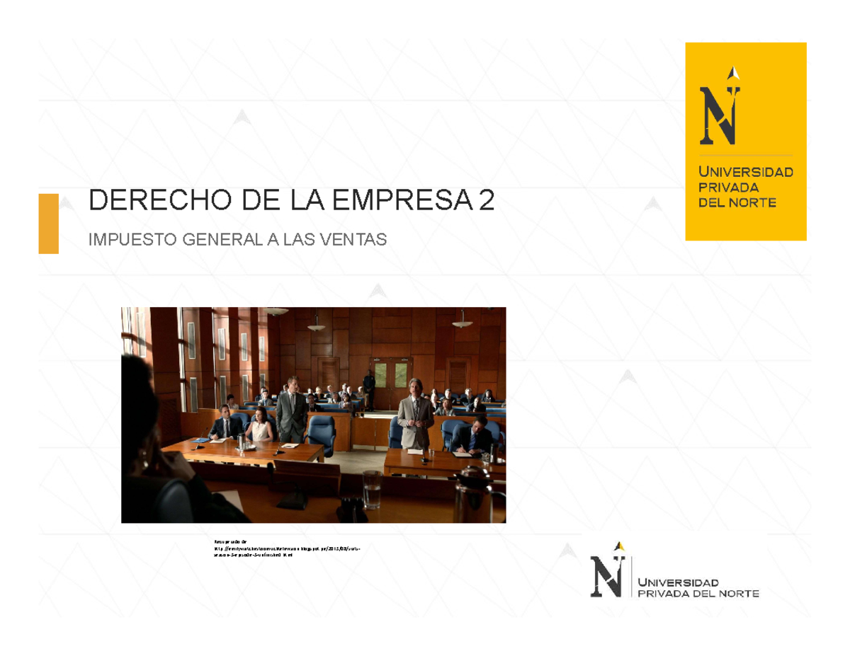 DE IGV 2020 - Diapositivas de Derecho de la Empresa 2 - DERECHO DE LA