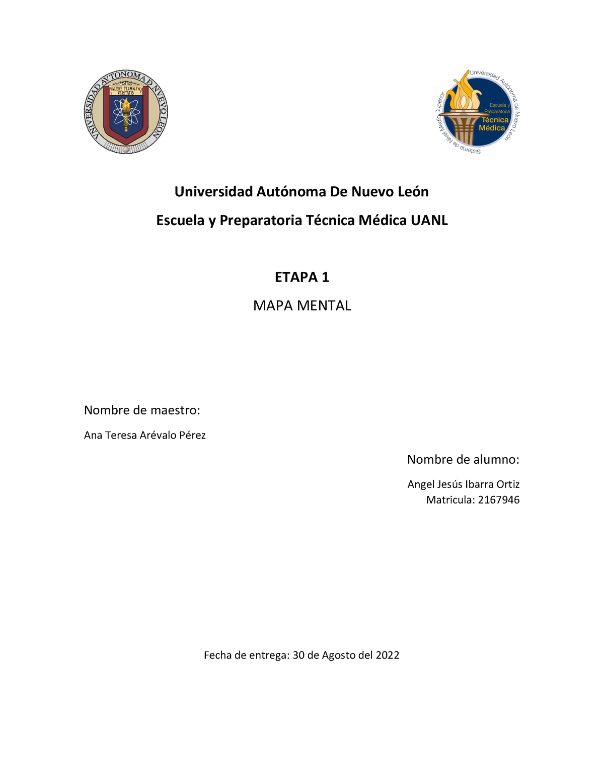 MAPA Mental (Etapa 1) - Universidad AutÛnoma De Nuevo LeÛn Escuela Y ...