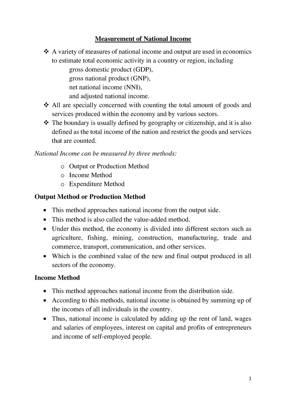 measurement-of-national-income-all-are-specially-concerned-with