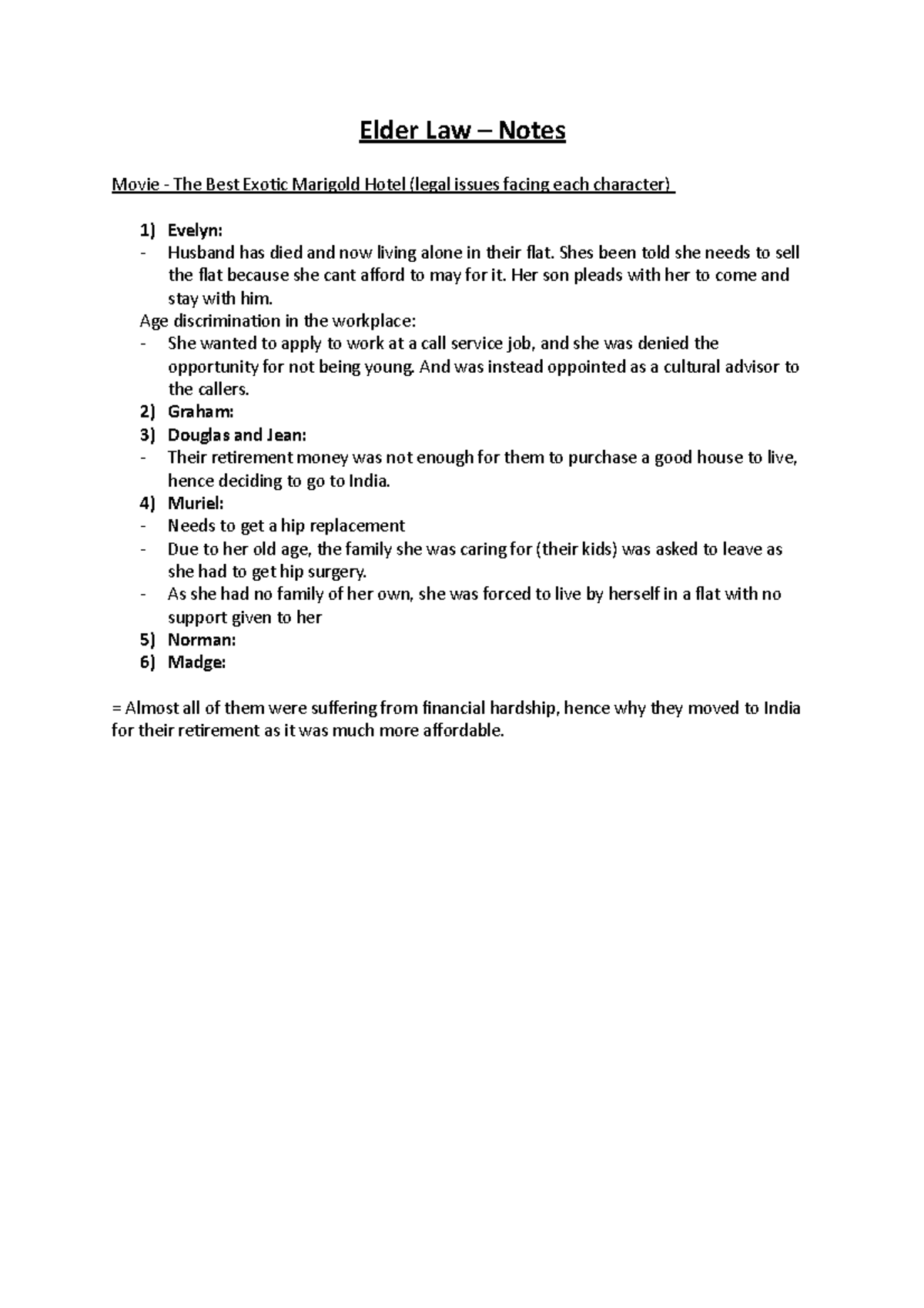 Elder Law – Notes - dasdasDASD - Elder Law – Notes Movie - The Best ...