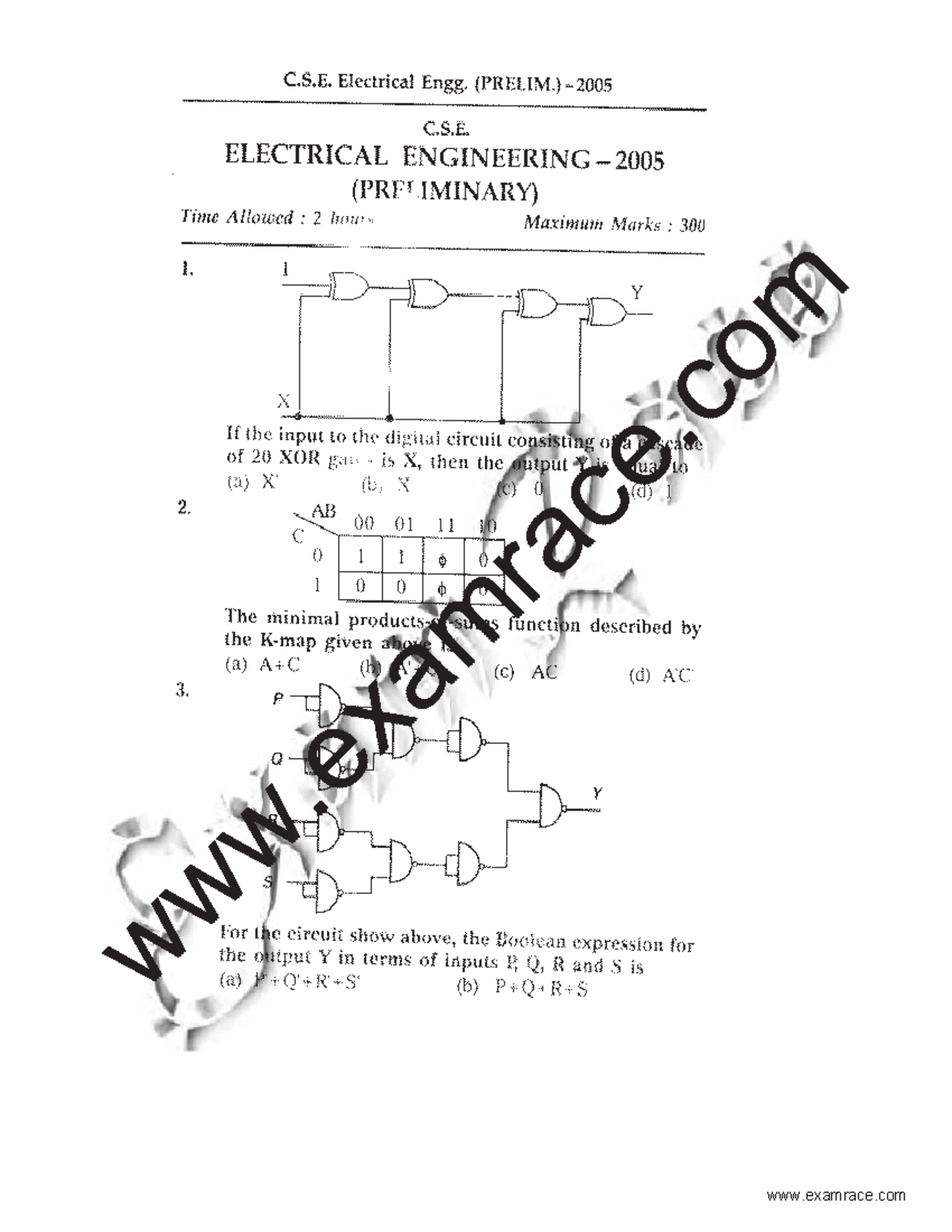 ElectricalEngineeringObjectiveQuestionsPart8 C.S.E Engg.(PRHIM
