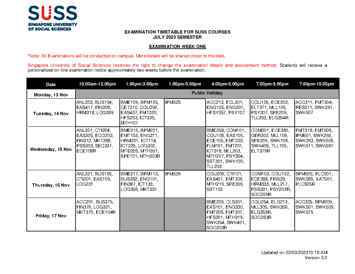 Degree-exam-timetable - Updated on 22/03/202310:16 AM JULY 2023 ...
