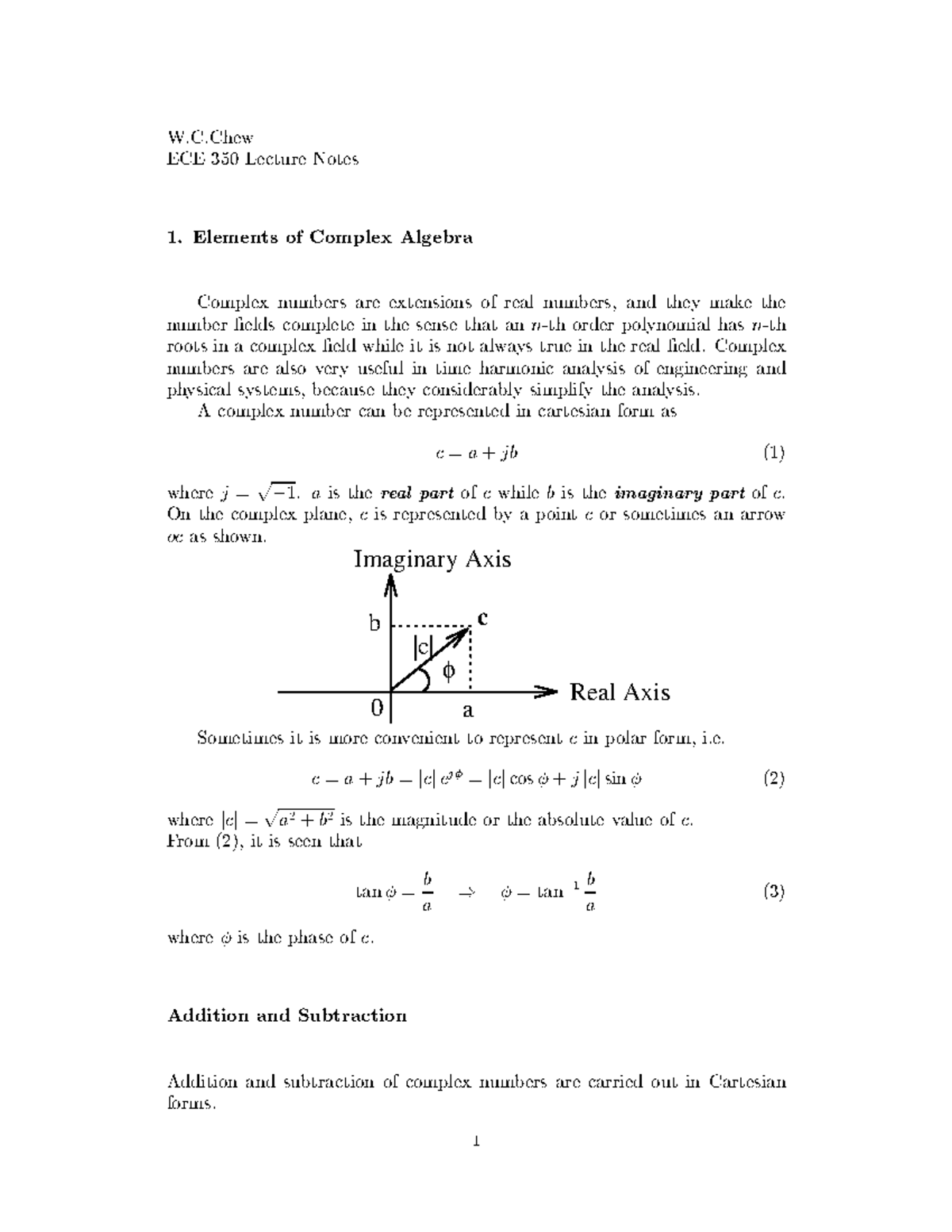 2019-2020-lecture-1-w-c-chew-ece-lecture-notes-elements-of-complex