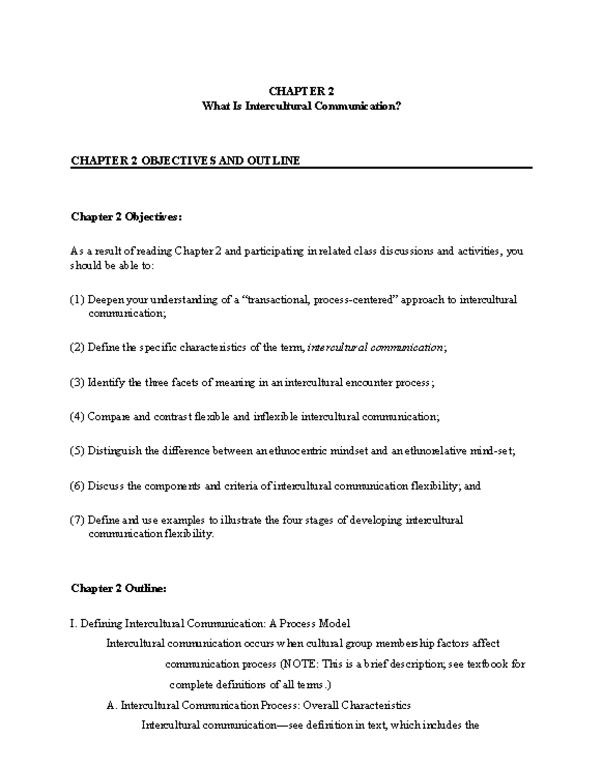 Ting-Toomey UIC SSM Ch02 - CHAPTER 2 What Is Intercultural ...