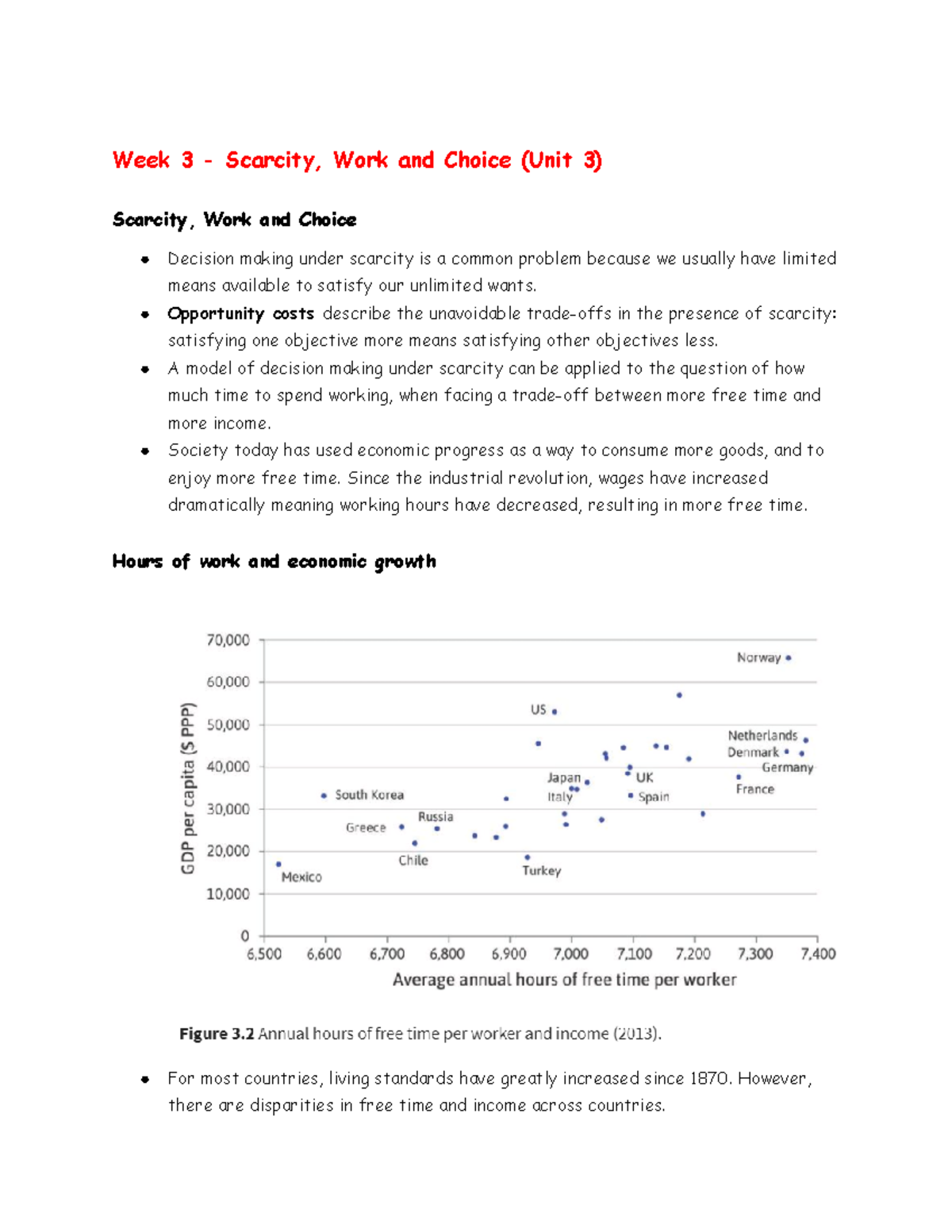 ECON1020 - Week 3 - Week 3 notes for Principles of Economics - Week 3 ...
