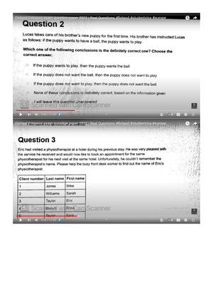 Finland Entrance Exam1-6 - Mathematics - Studocu