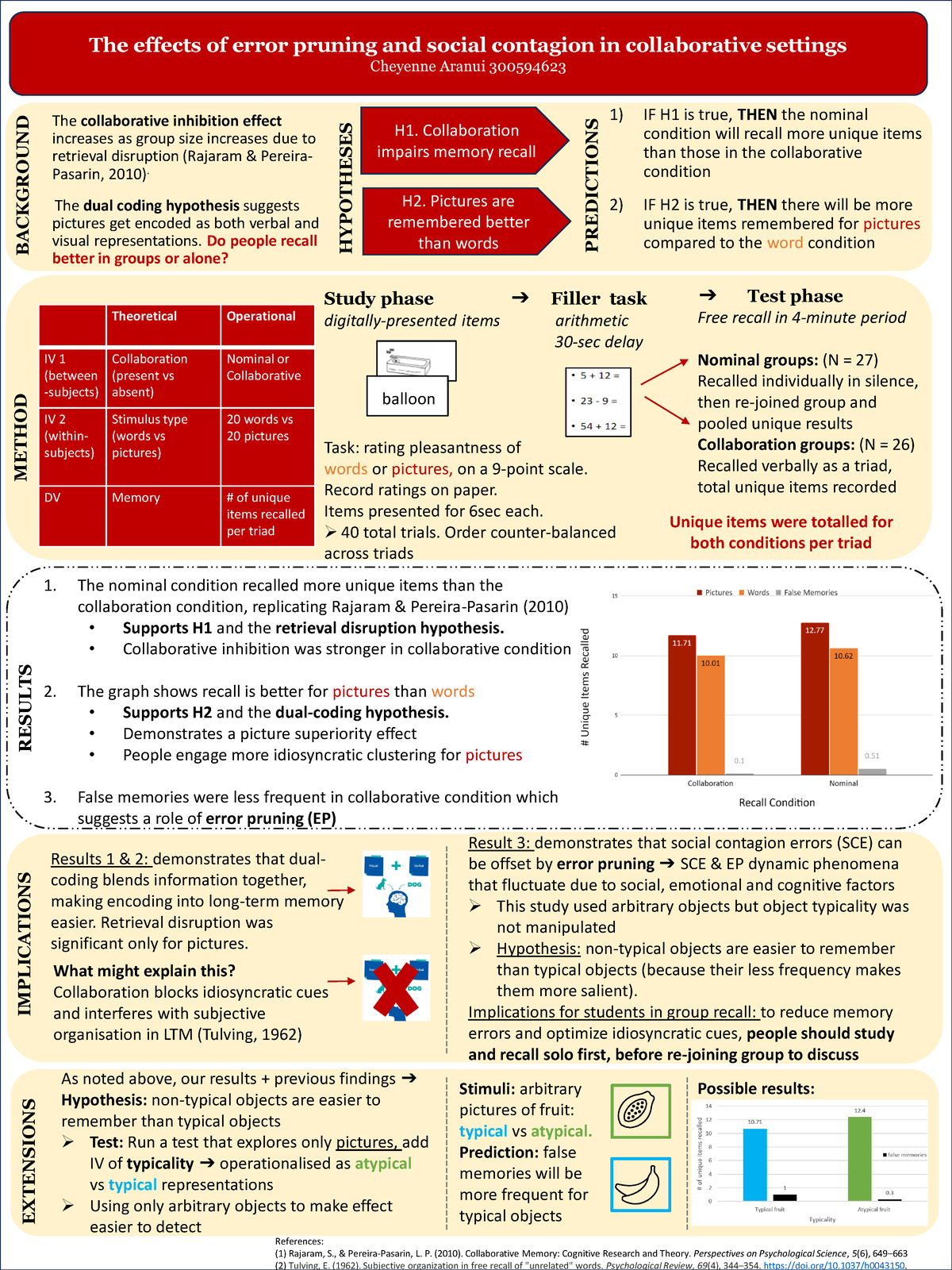231 lab assignment 2 - The effects of error pruning and social ...