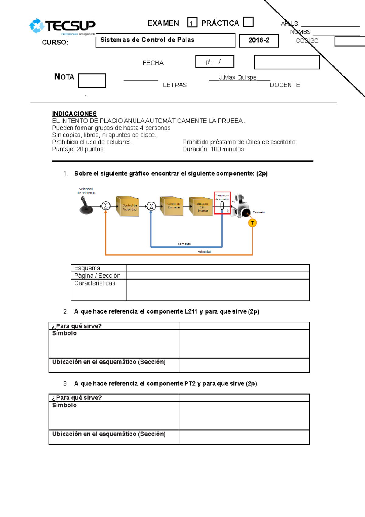 Examen+4+Sistemas+de+Control++2018 Todo todo ahora todo ahora Todo todo ...