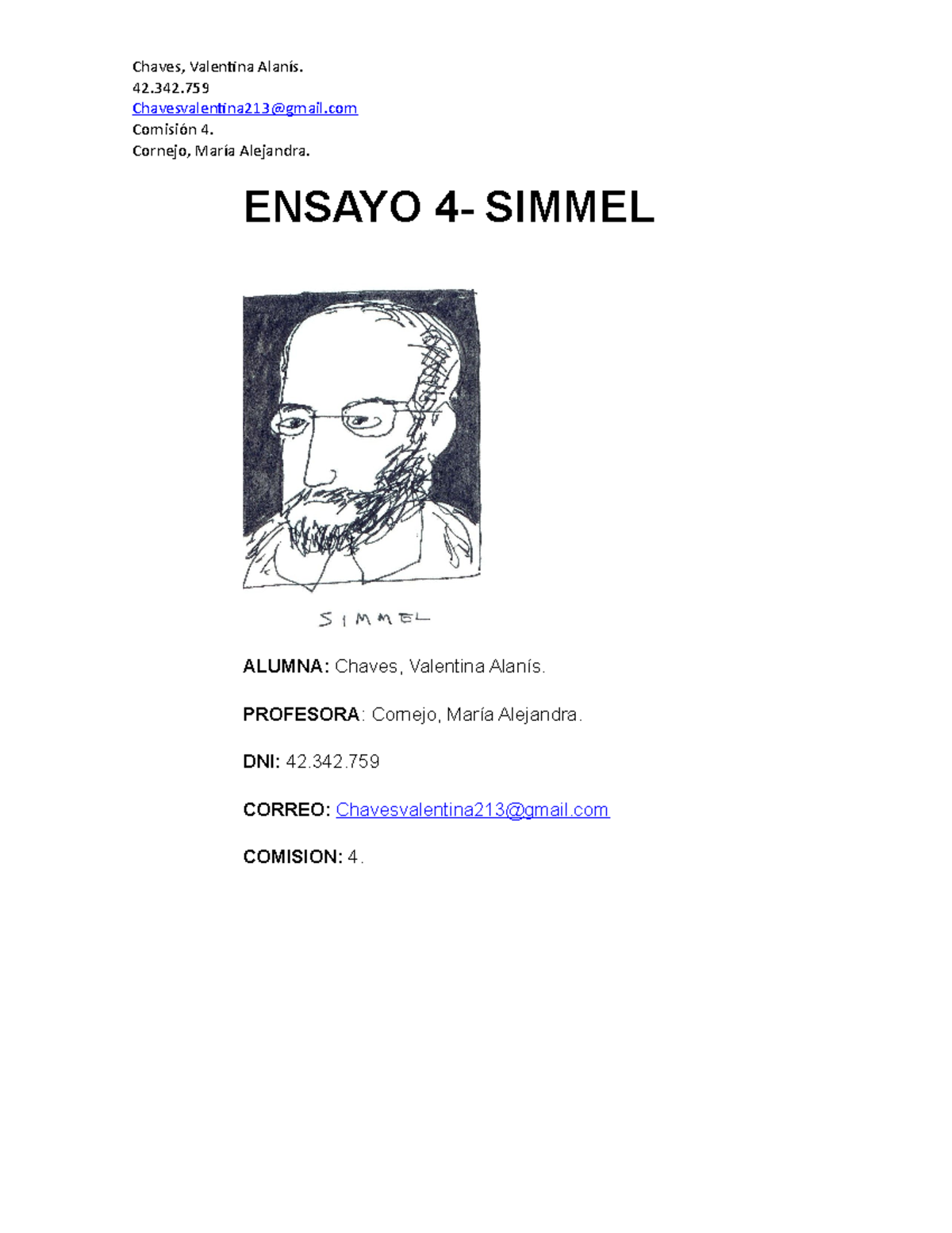 Ensayo 4/ sociologia 2021 primer cuatrimestre Cursada con Julieta