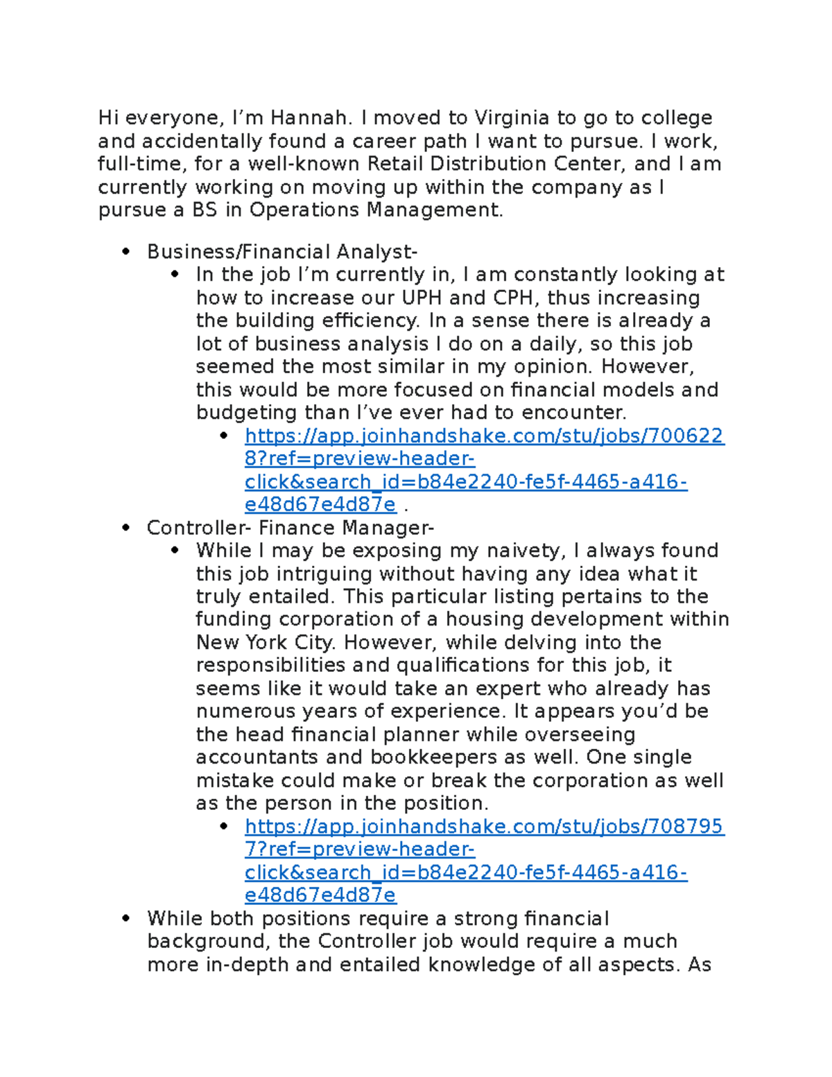 ACC 202 Discussion 1-1 - Please use this as a guide. Do not directly ...