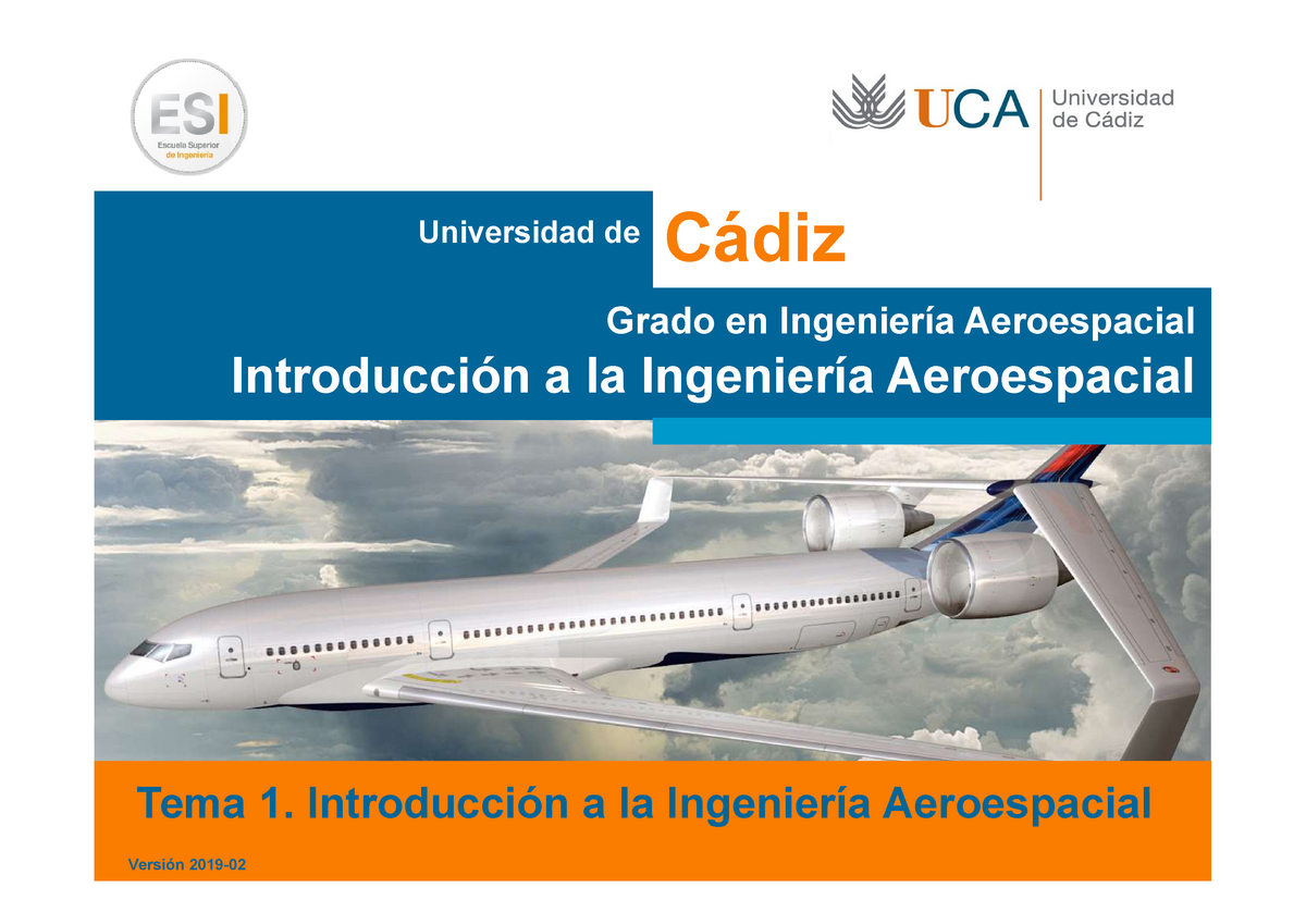 IIA Tema01 Introducci n a la Ingenier a Aeroespacial