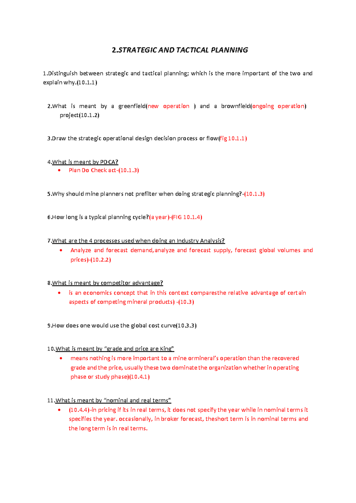 Strategic 3A notes (1) - Summary Plan Design: Spatial Planning / 3A - 2 ...