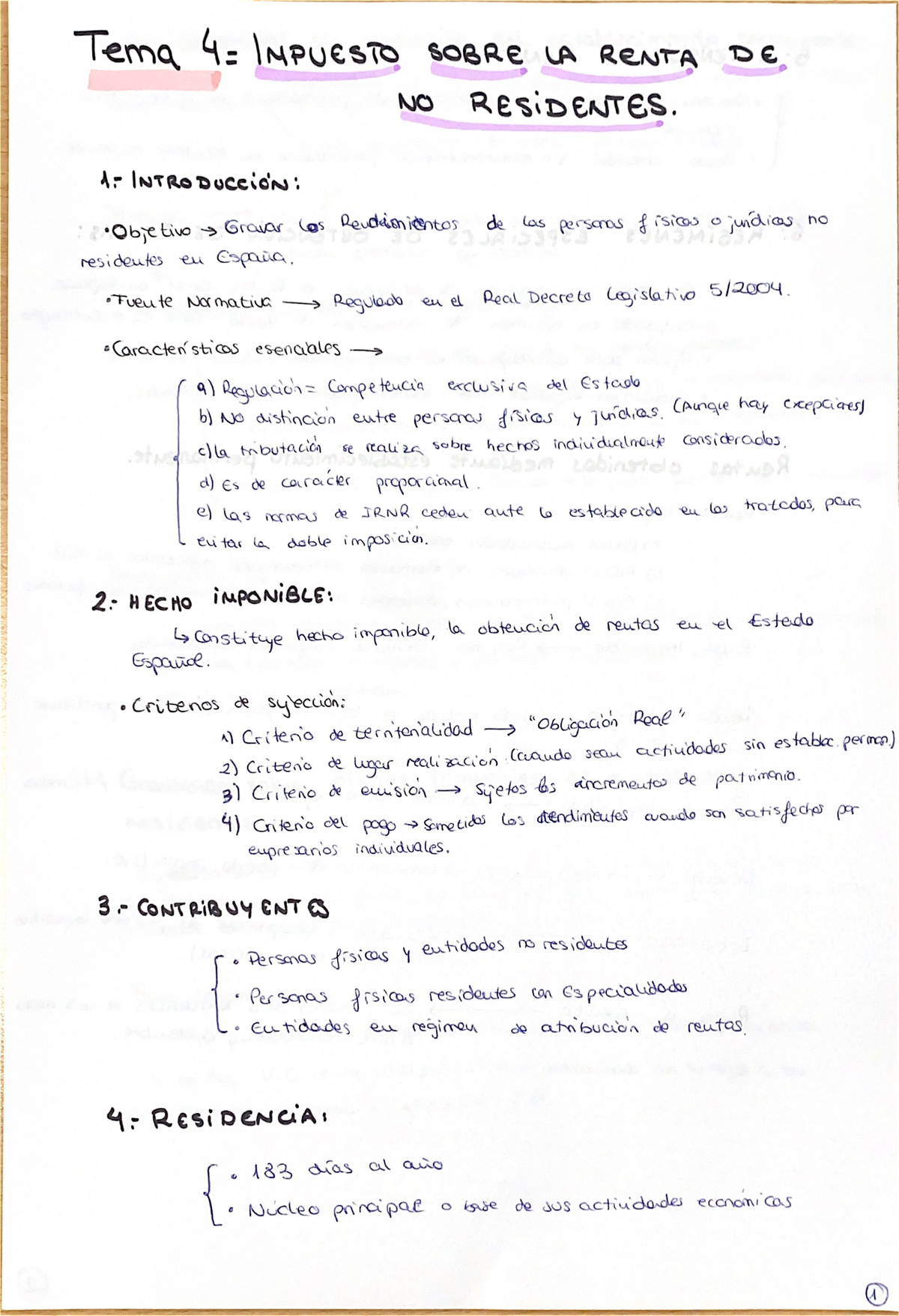 Tema 4 Esquemas Tributario Especial Derecho Financiero Y Tributario