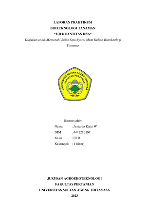 Laporan Praktikum Agroklimatologi 1 Finish - LAPORAN PRAKTIKUM ...