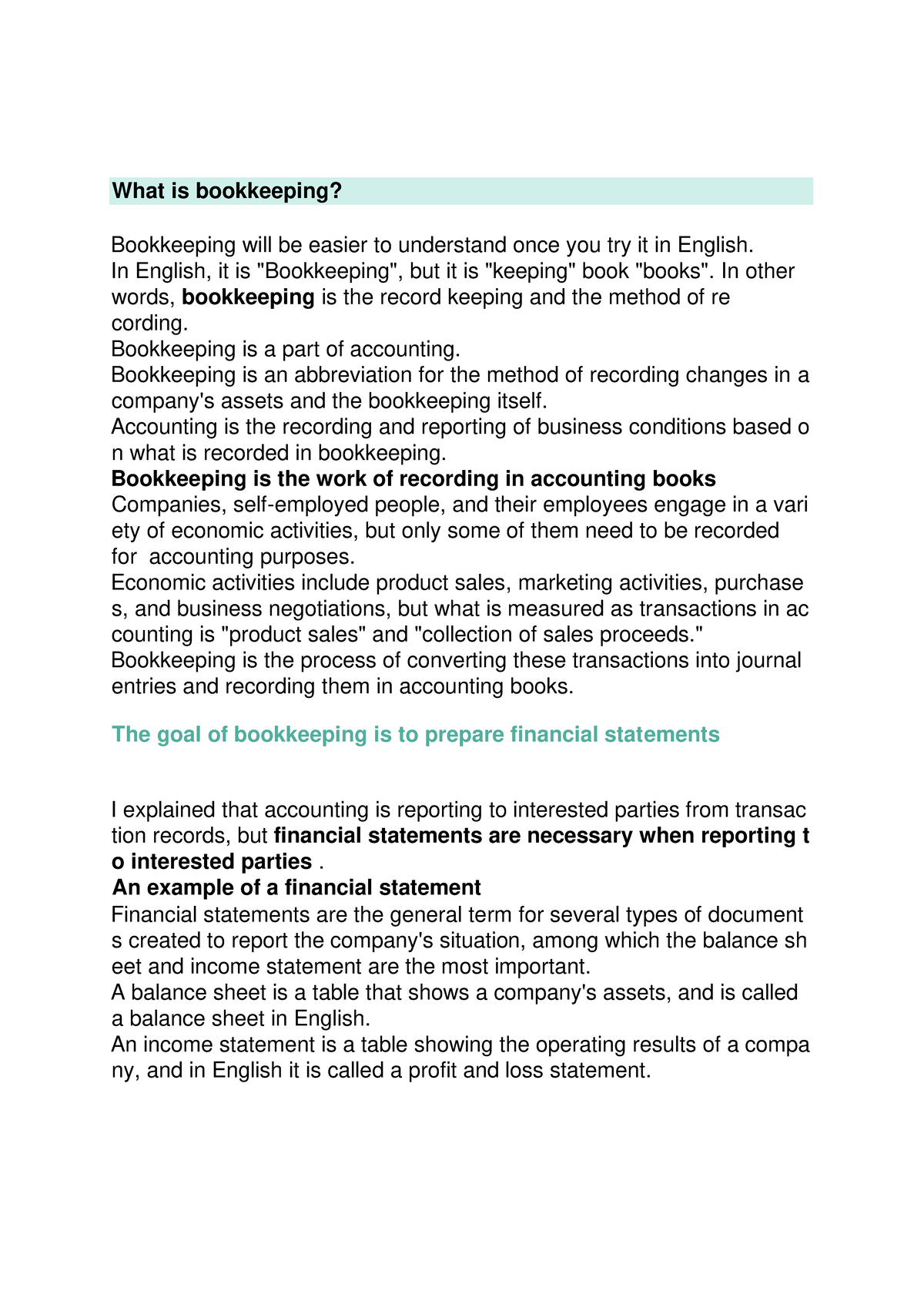 What is bookkeeping - What is bookkeeping? Bookkeeping will be easier ...