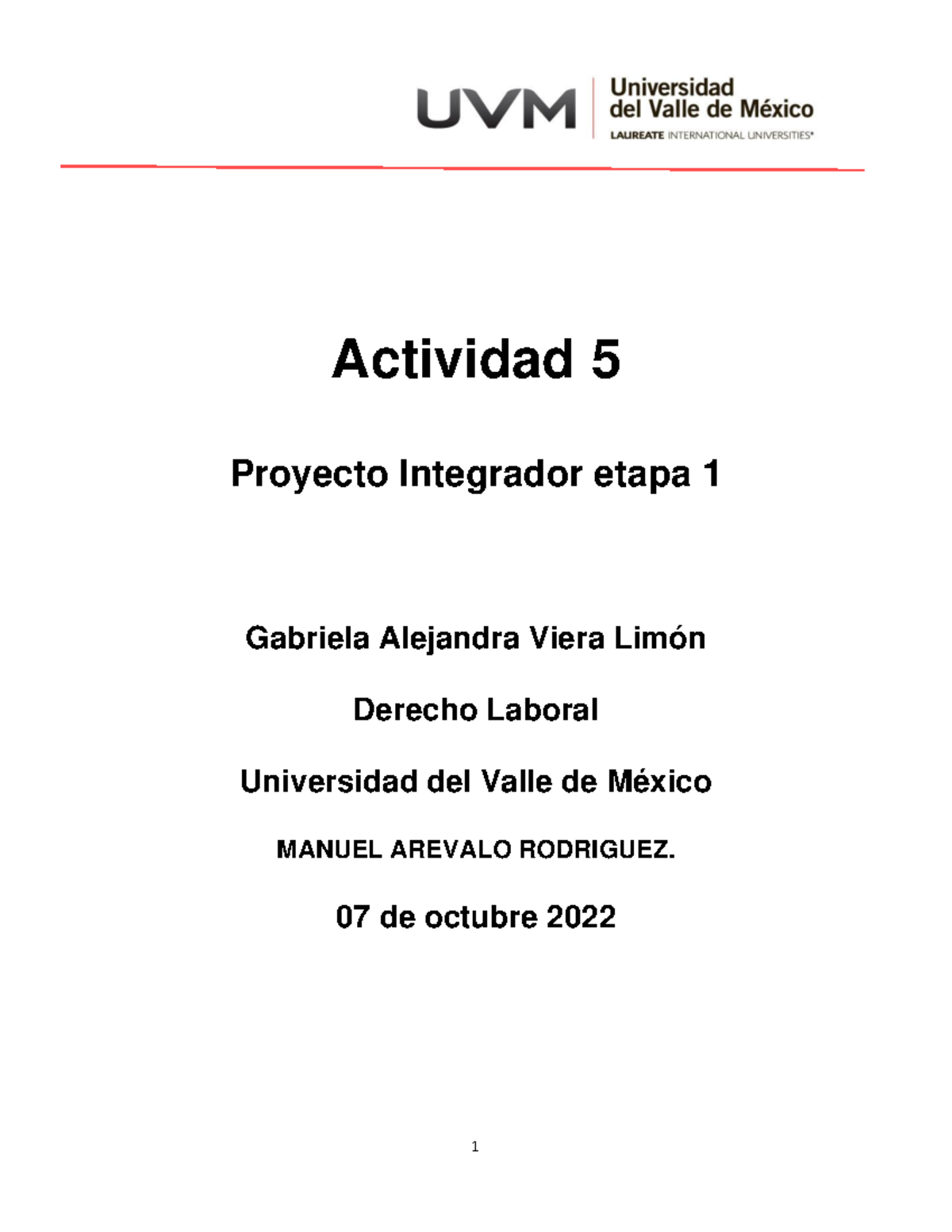 Actividad 7 Proyecto Integrador Etapa 2 Gavl Actividad 5 Proyecto