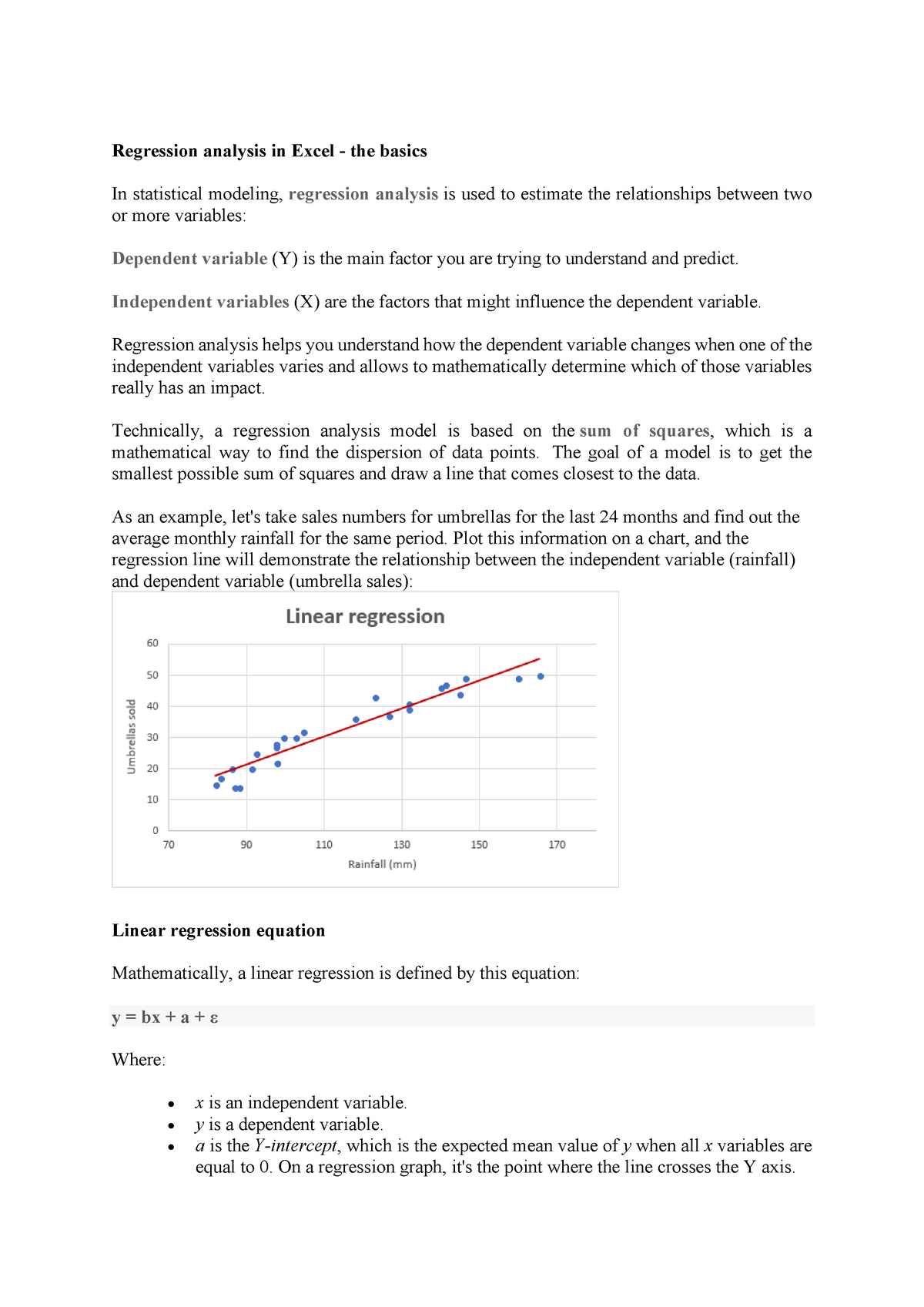 How To Add Regression Analysis In Excel Mac