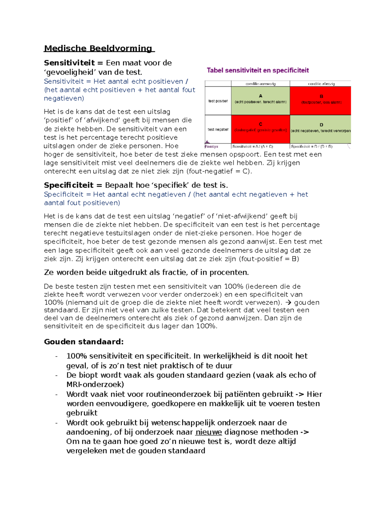 Samenvatting Medische Beeldvorming - Medische Beeldvorming ...