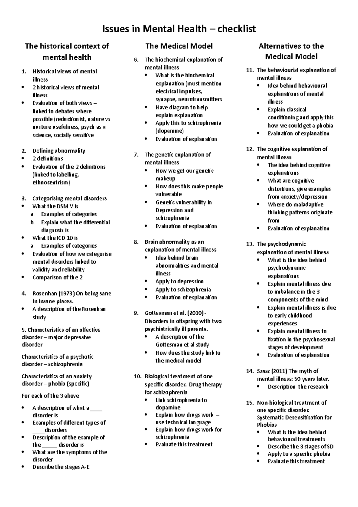 issues-in-mental-health-checklist-issues-in-mental-health-checklist