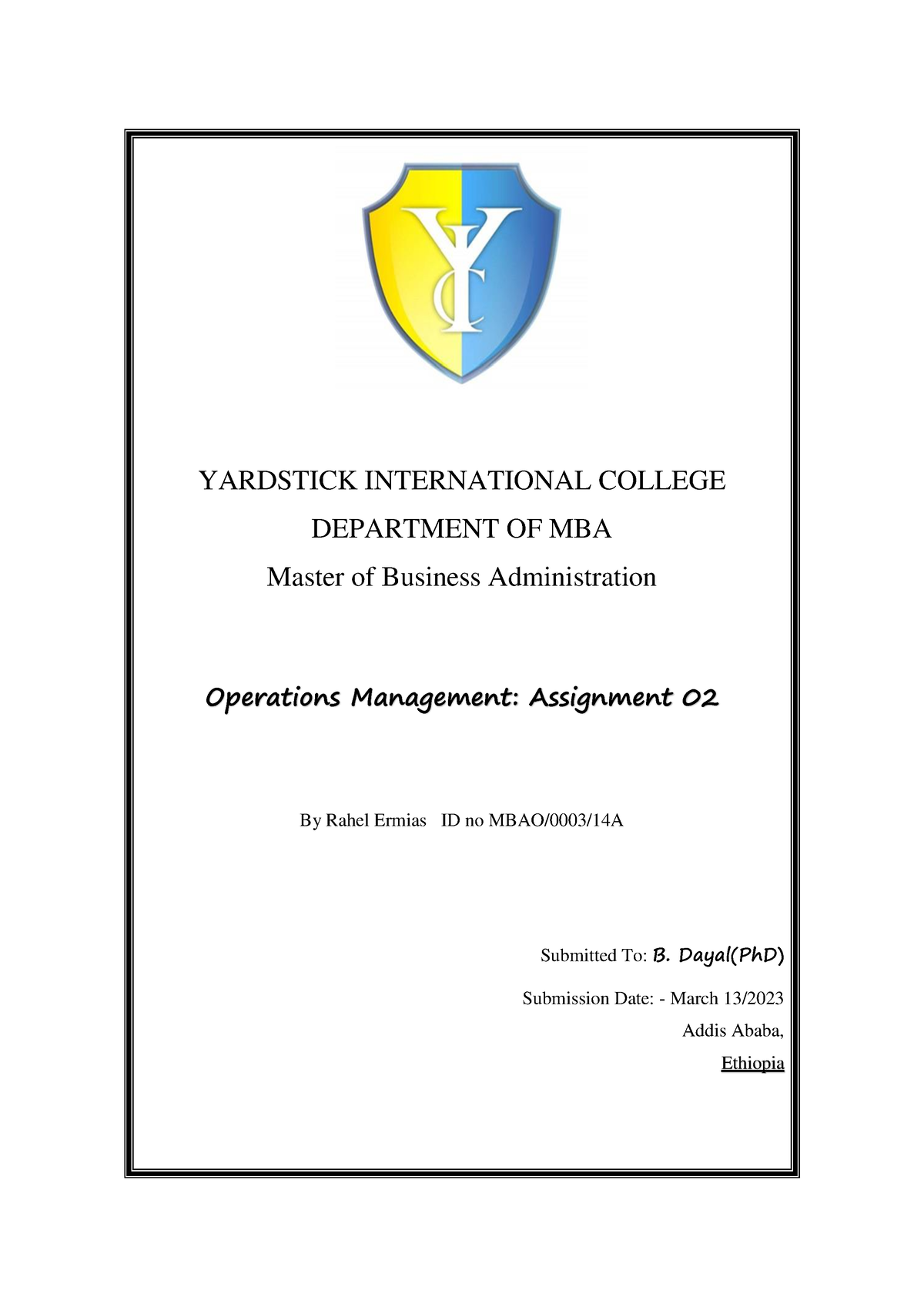 organizational management assignment 2