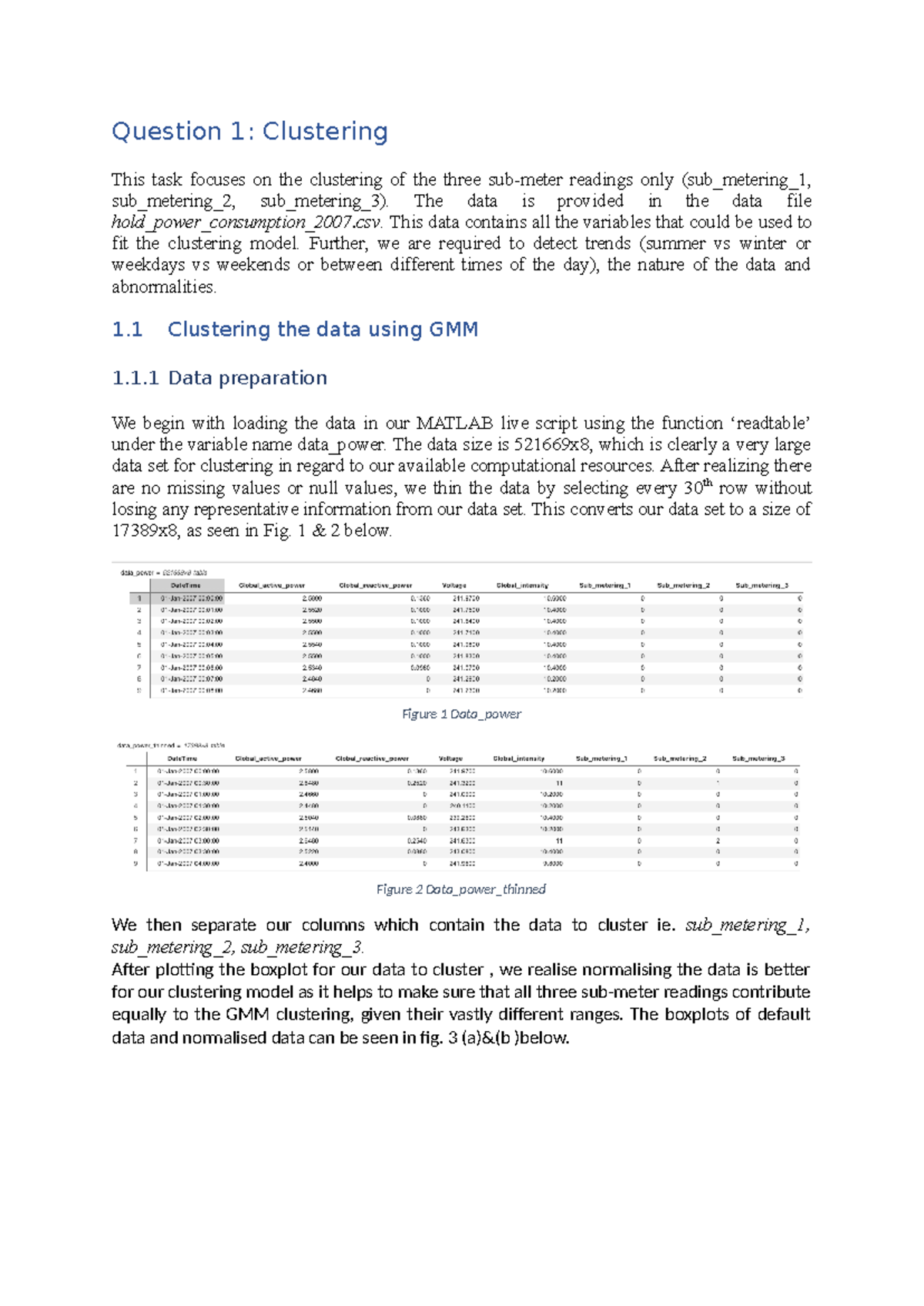 Data analytics assignement 2 - Question 1: Clustering This task focuses ...