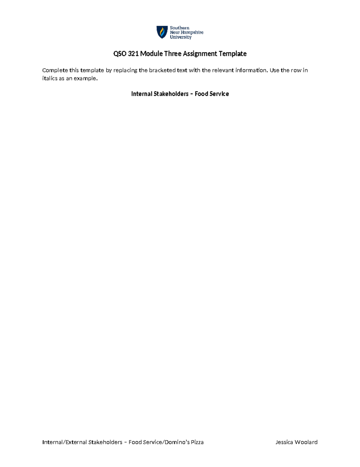 Assignment 3-3 - QSO 321 Module Three Assignment Template Complete this ...