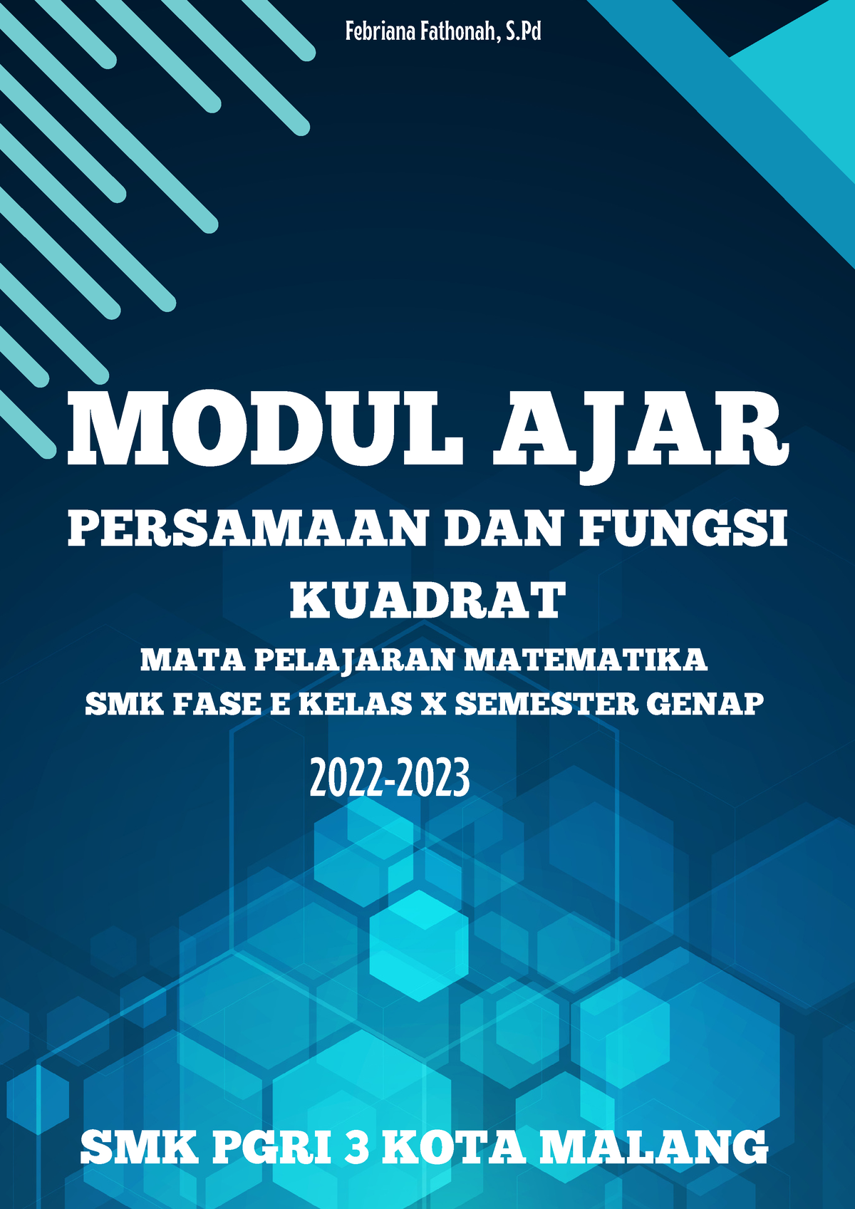 Modul Lengkap Matematika Febriana - 2022- MODUL AJAR Febriana Fathonah ...