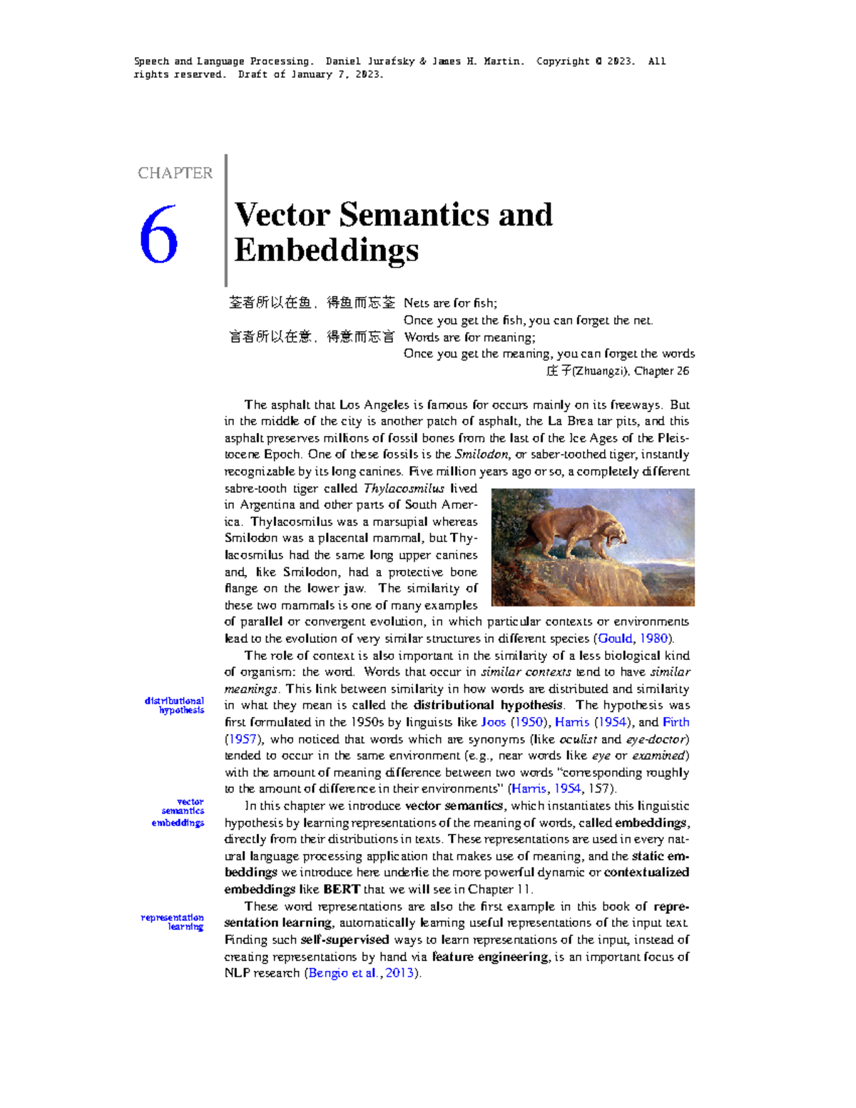 Vector Semantics and Embeddings - Speech and Language Processing ...