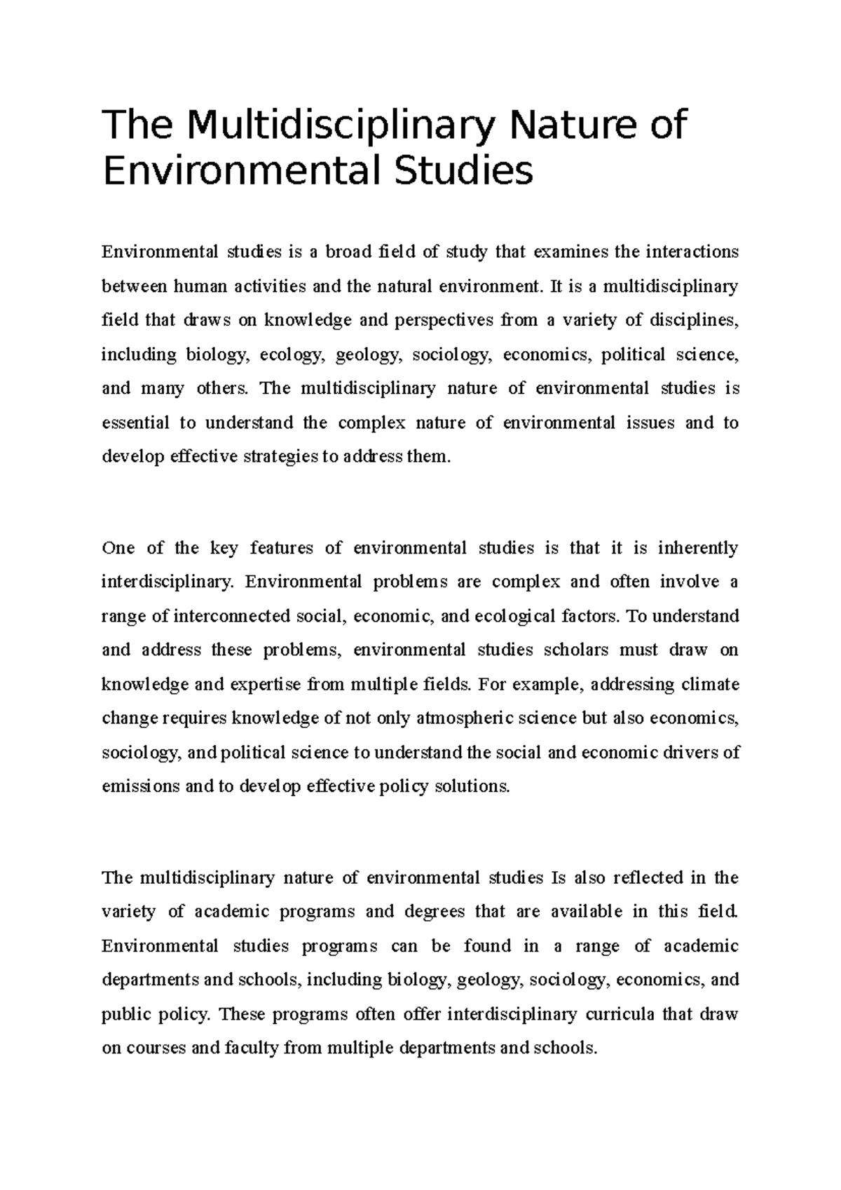 introduction-to-environmental-studies-environmental-studies-notes-bcom