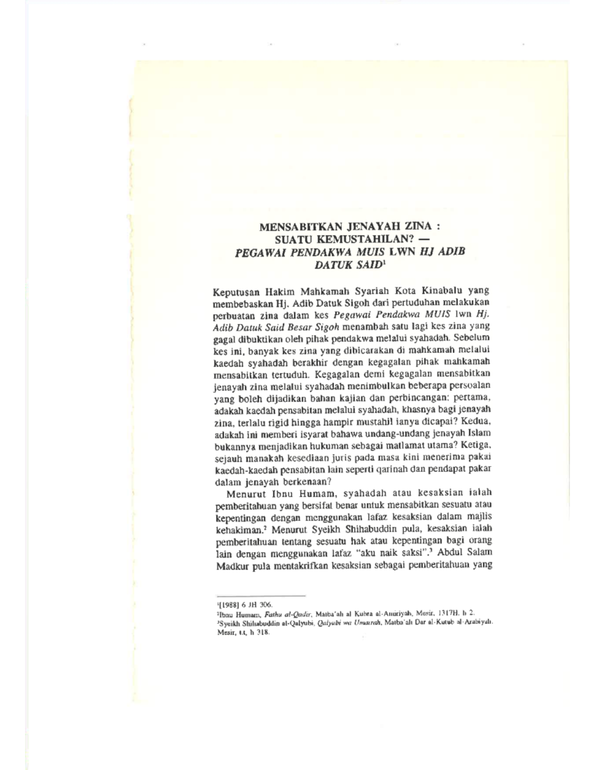 31826 ARTICLE ON ZINA islamic criminal law Studocu