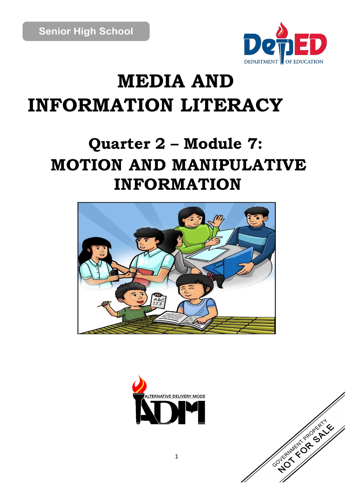 554274627 MIL Q2 Modules 7 8 - MEDIA AND INFORMATION LITERACY Quarter 2 ...