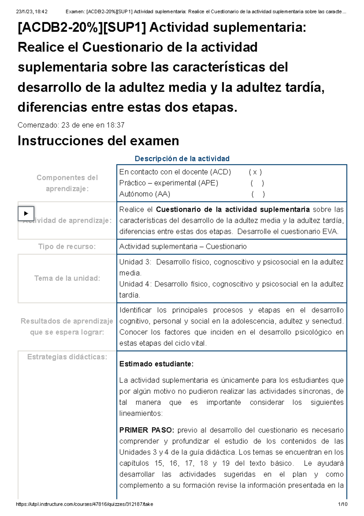 Actividad Suplementaria 2 Bim - [ACDB2-20%][SUP1] Actividad ...