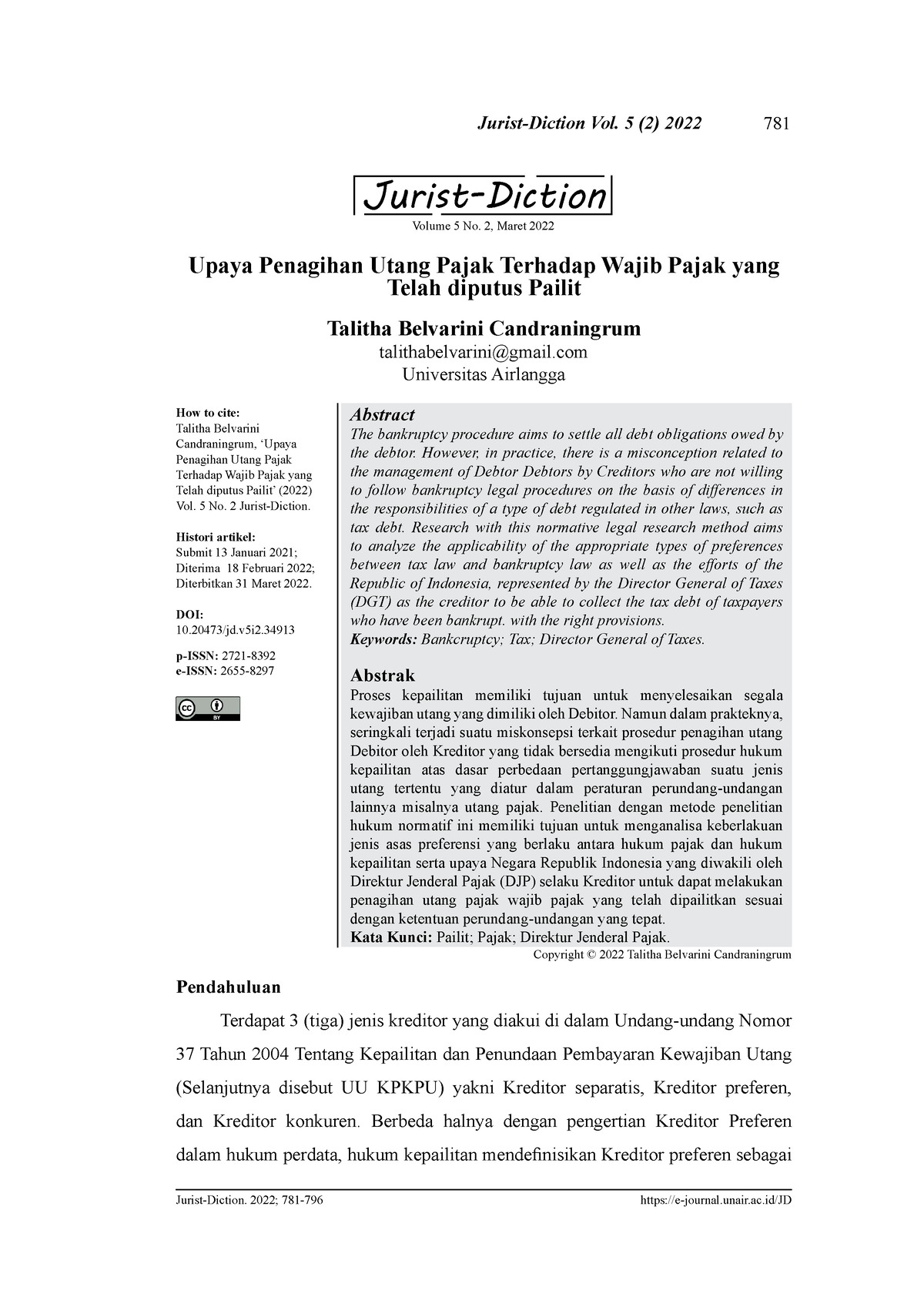 Document - Pengaruh Sistem Perpajakan, Pelayanan Perpajakan, Sanksi ...