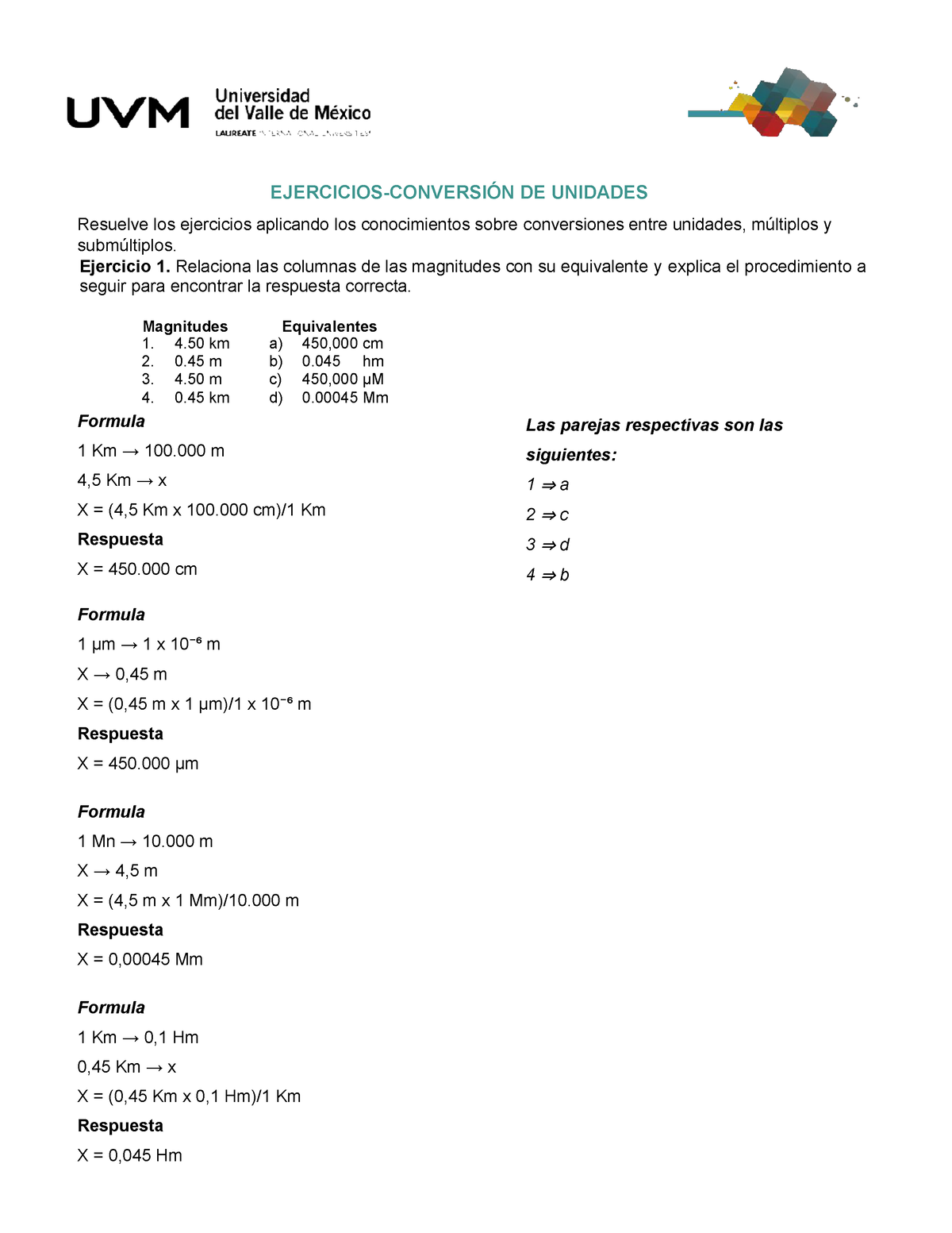 ACT1 METR - ACTIVIDD 1 DE METROLOGIA - EJERCICIOS-CONVERSIÓN DE ...