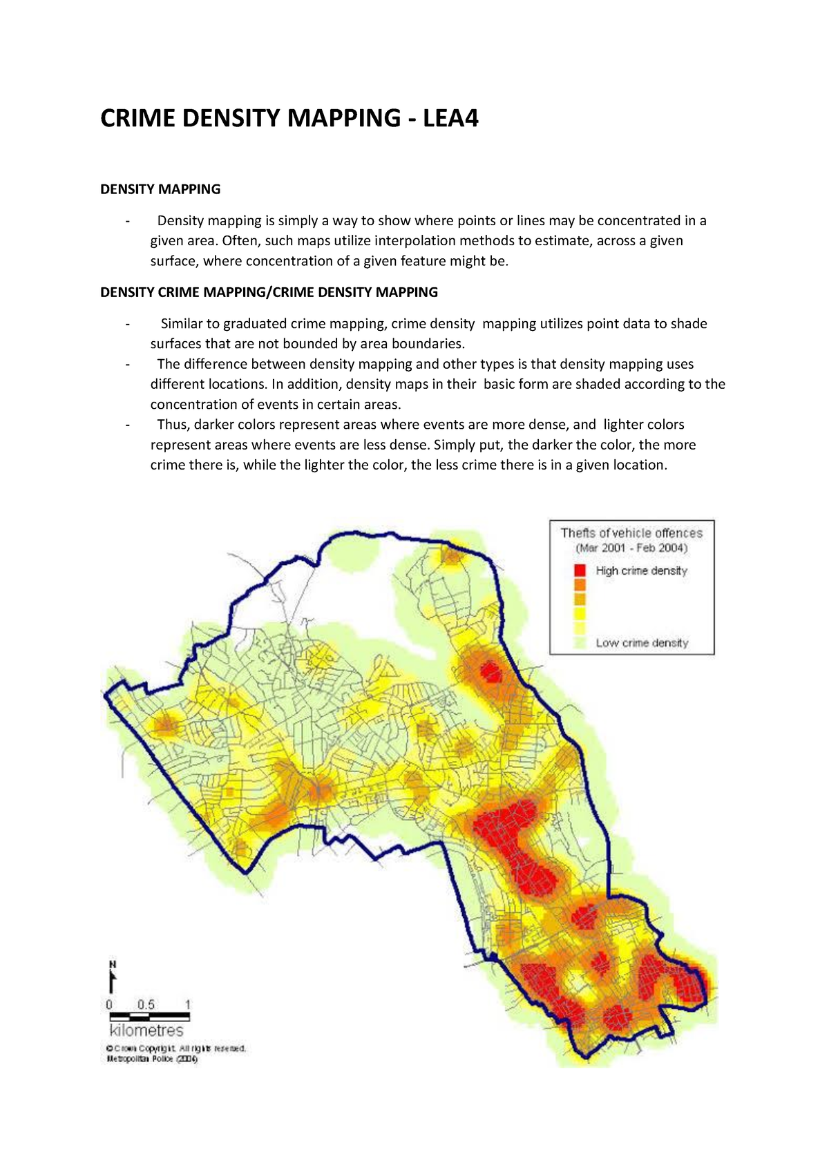 importance of crime mapping essay