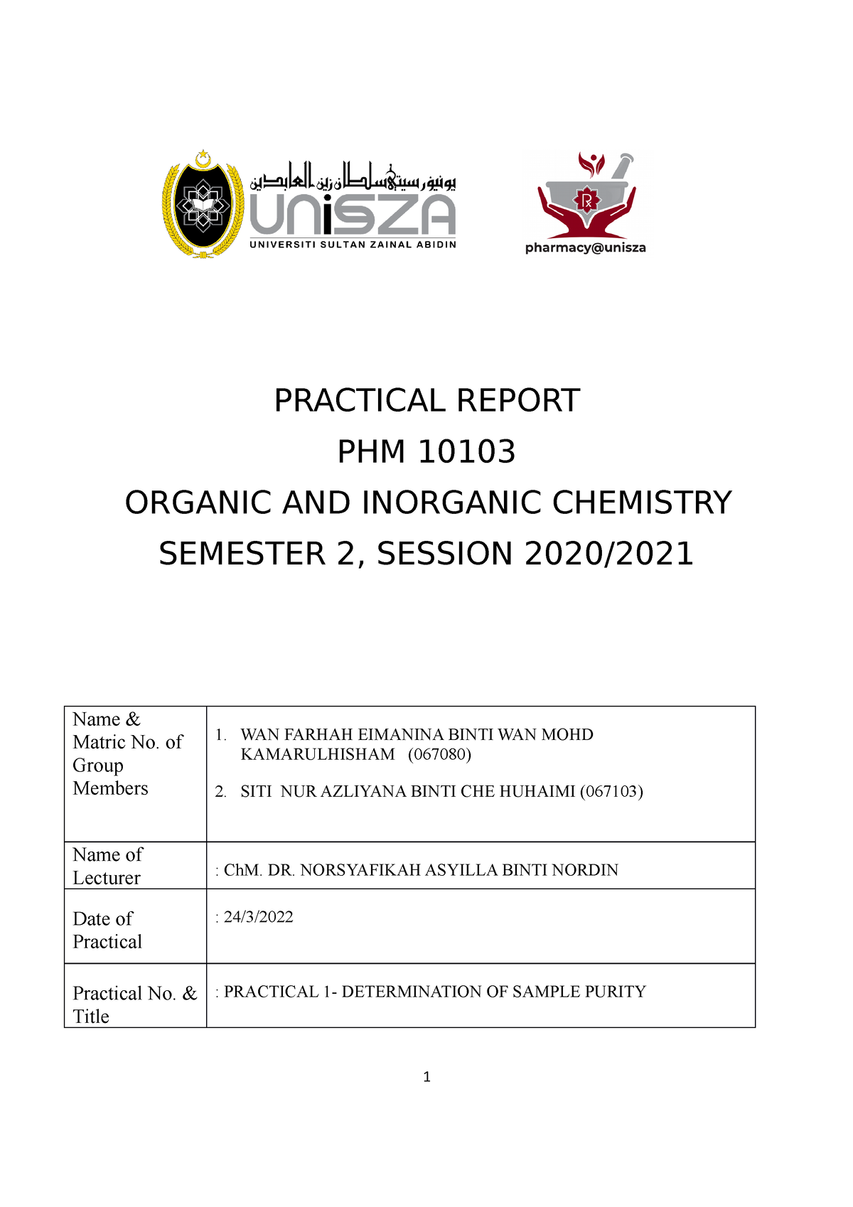 Lab Report – An Overview of the Semester