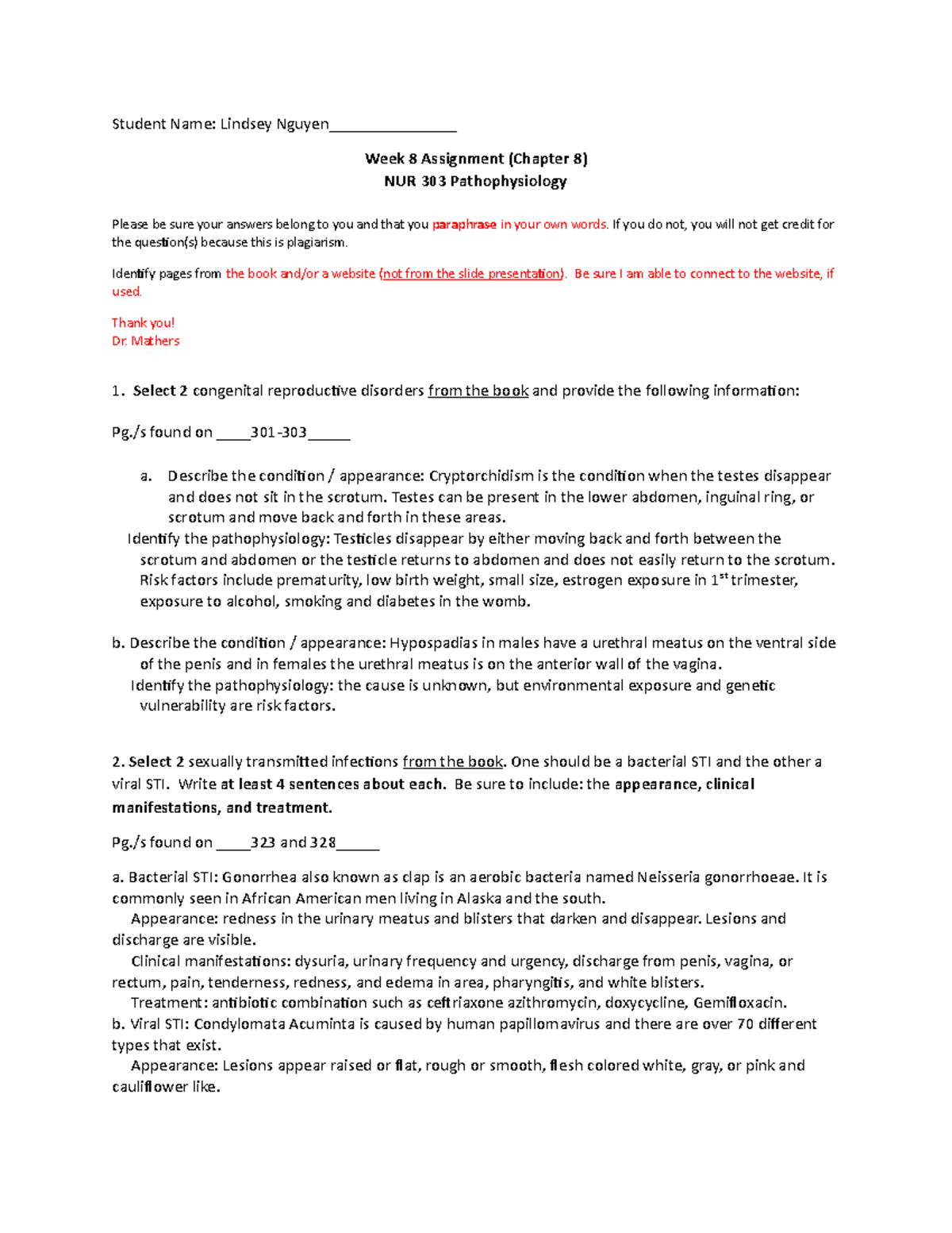 assignment chapter 08 case study improving body composition