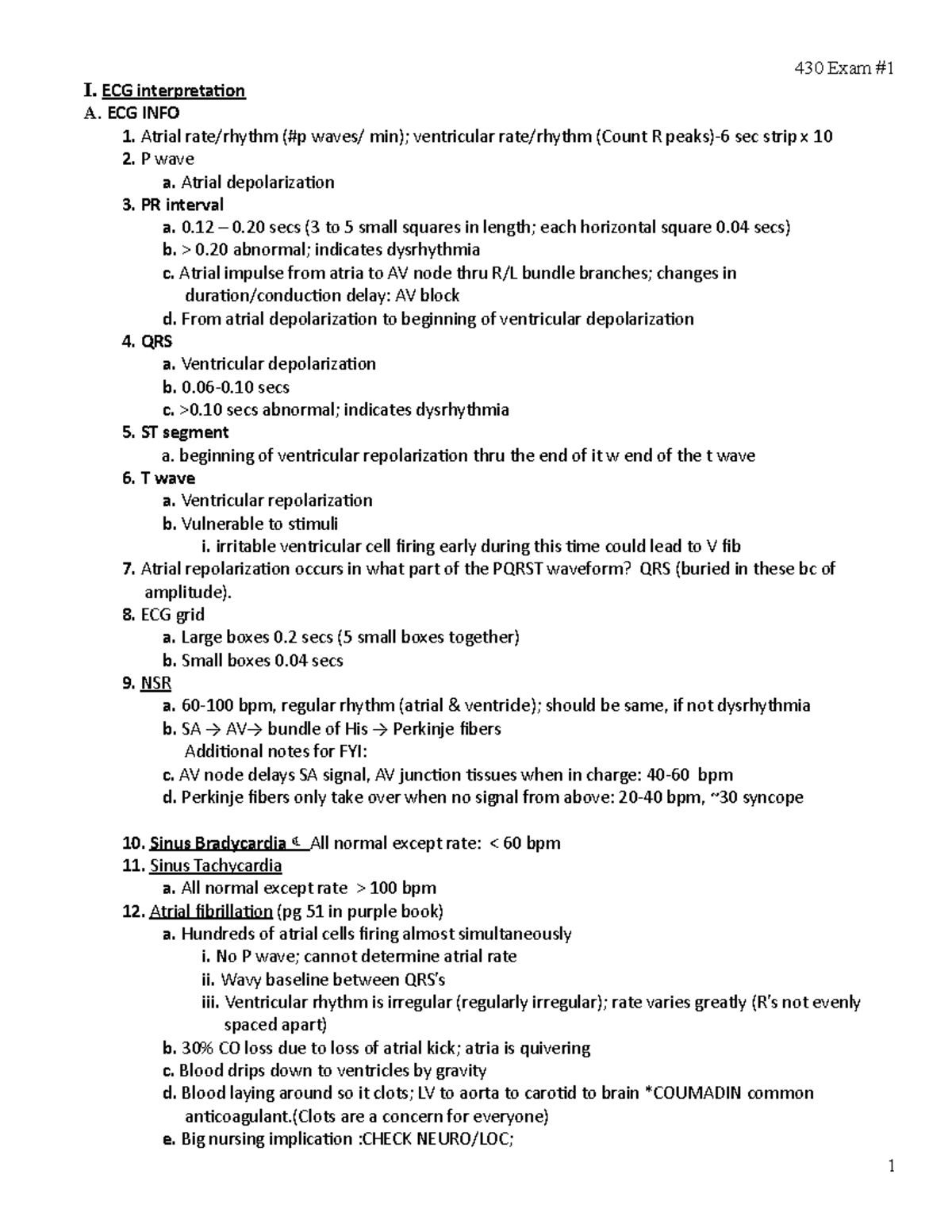 exam-1-notes-n430-i-ecg-interpretation-a-ecg-info-1-atrial-rate